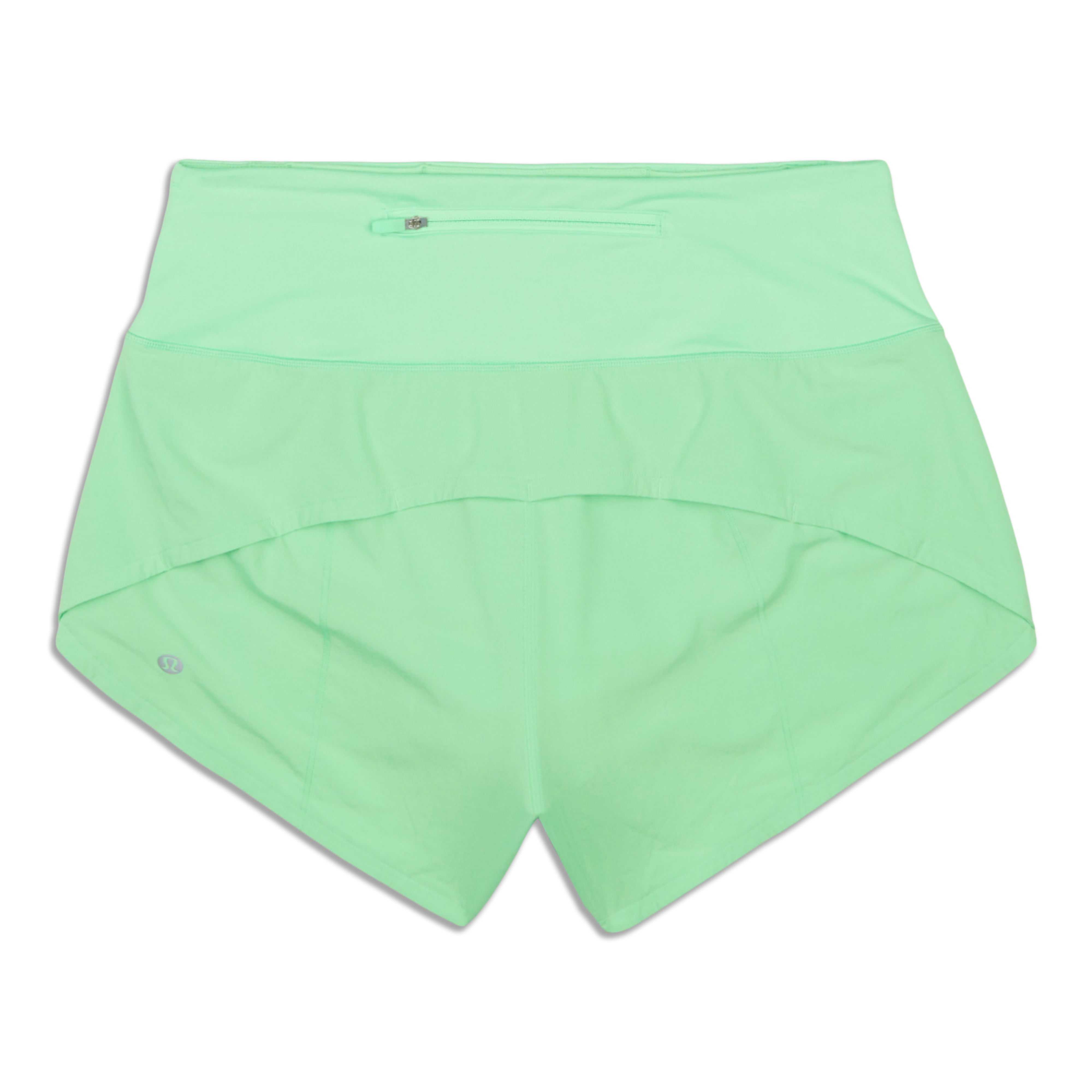 Lululemon Speed Up High-Rise Shorts, Size 2 Tall, Mint Coloured