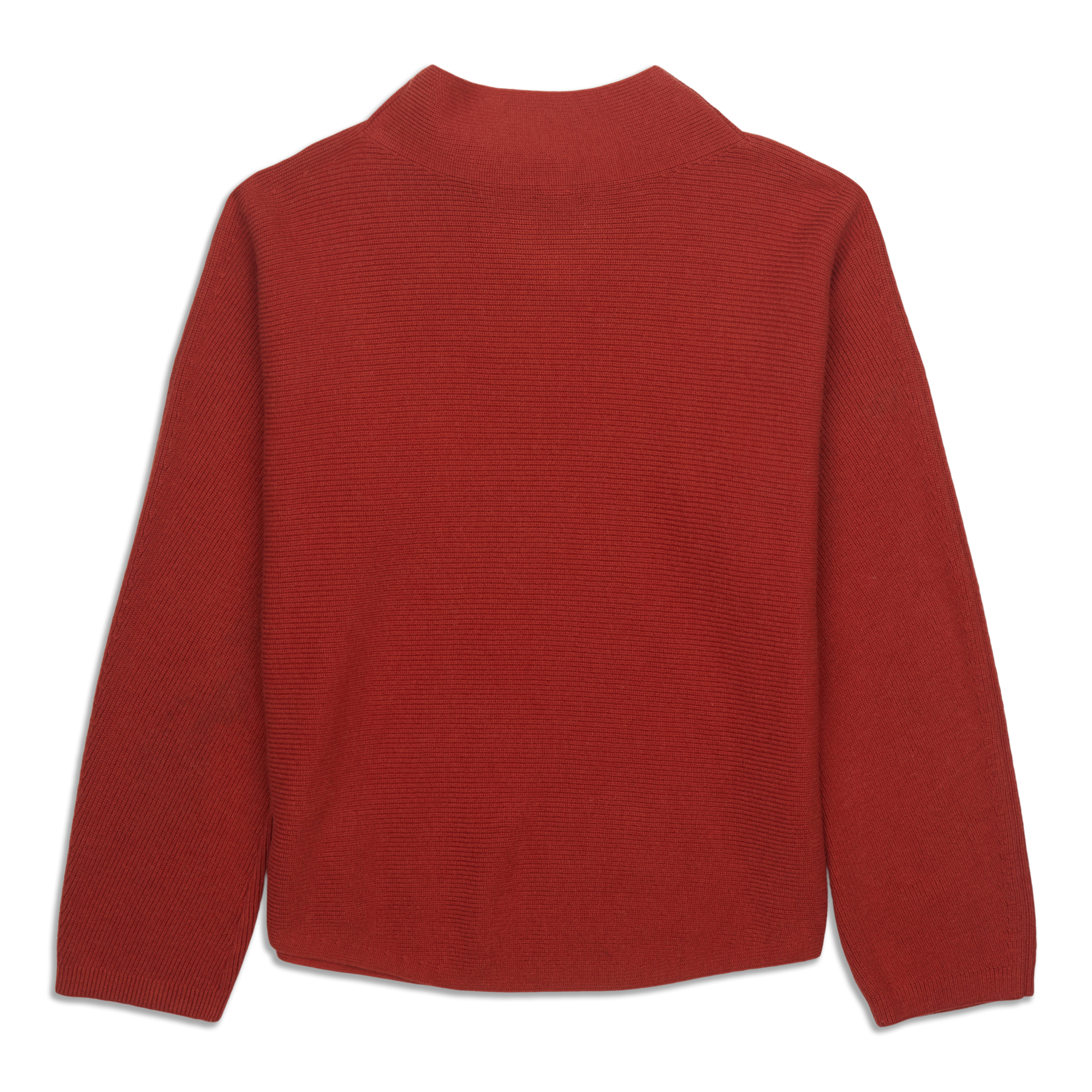 Cotton-Cashmere Blend Mock Neck Sweater - Resale