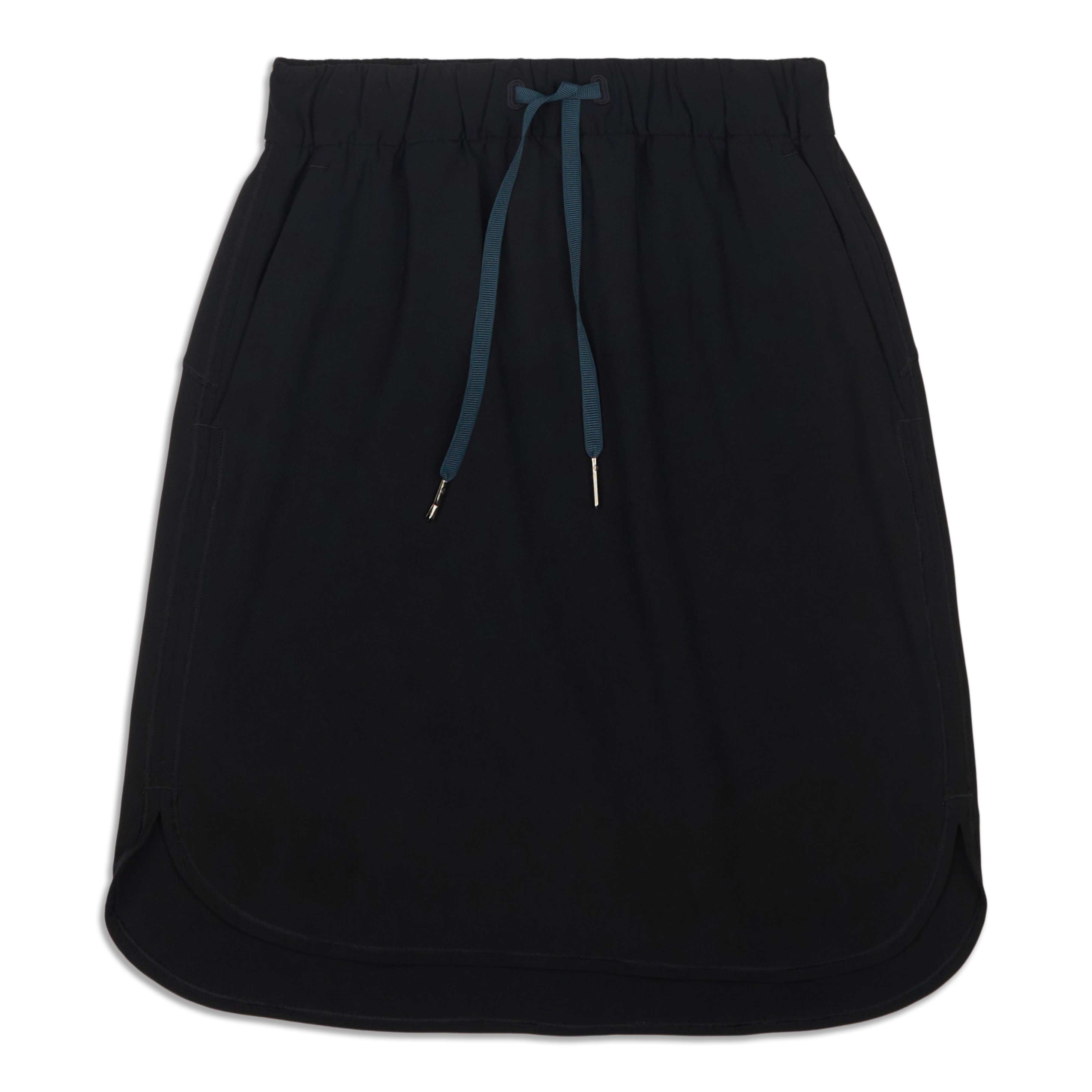 Lululemon Womens Size 4 On the Fly Skirt Black Drawstring Waist Athleisure  - $55 - From Dan