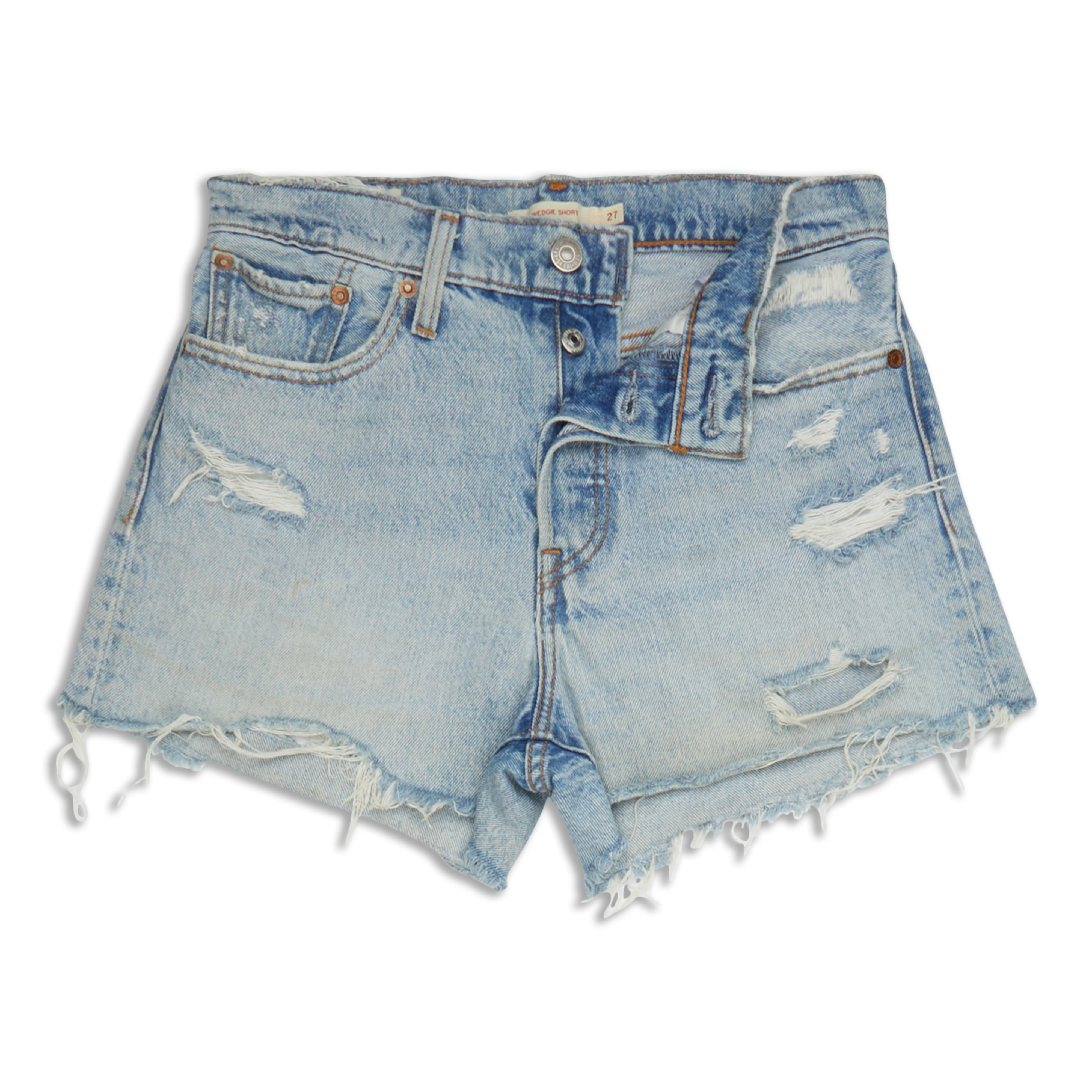 Levis denim 2024 wedgie fit shorts