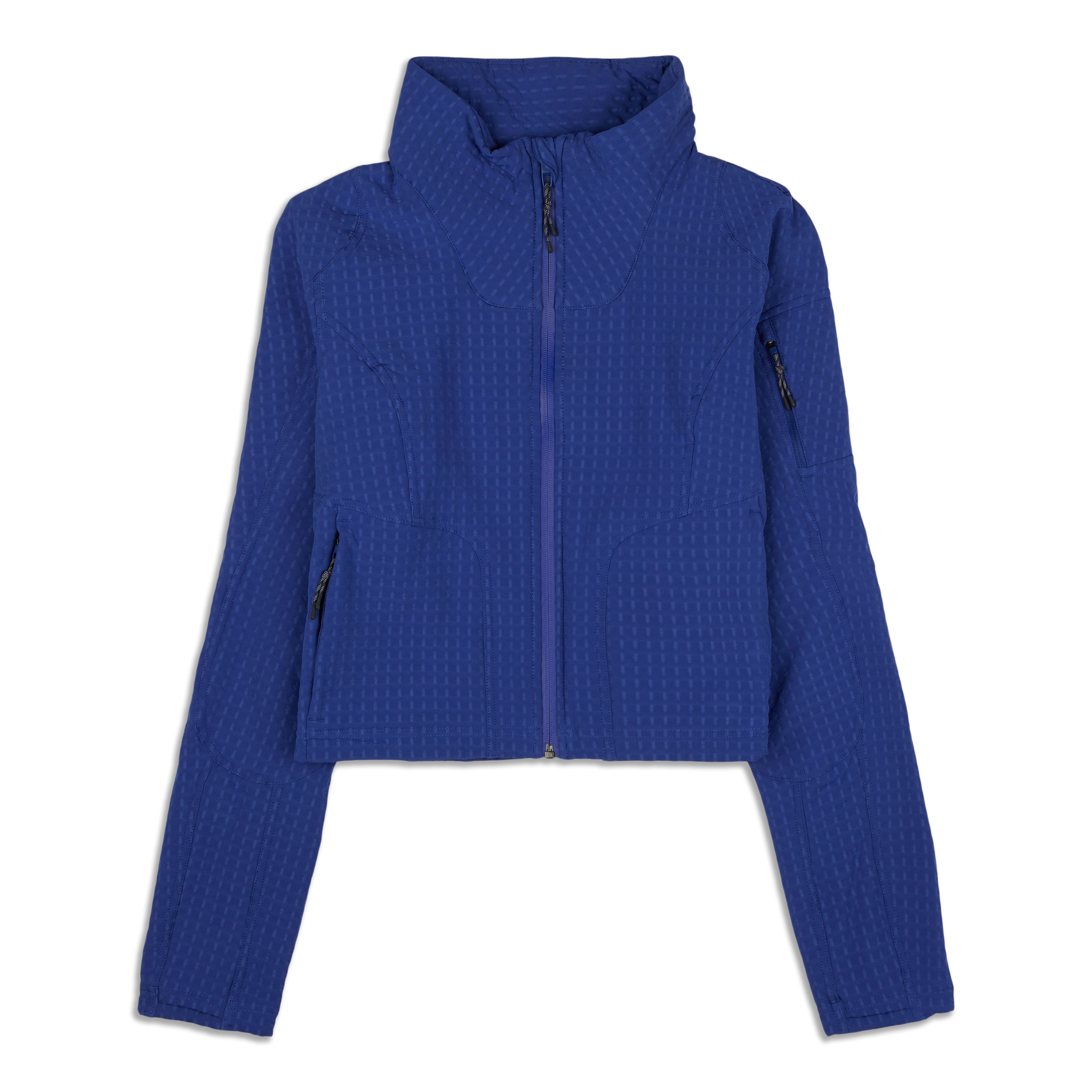 Long Textured Fleece Jacket