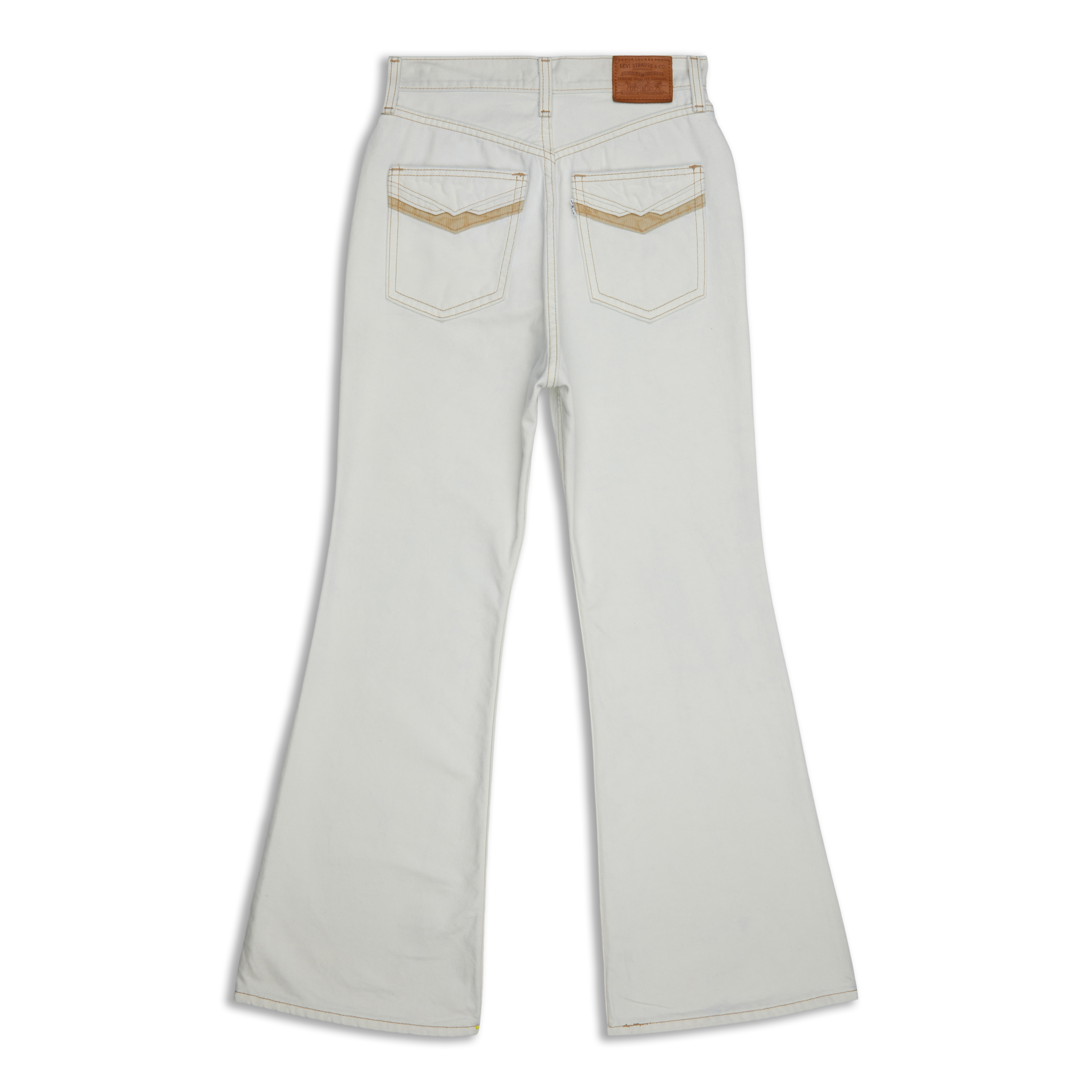 Women's White Flare Jeans