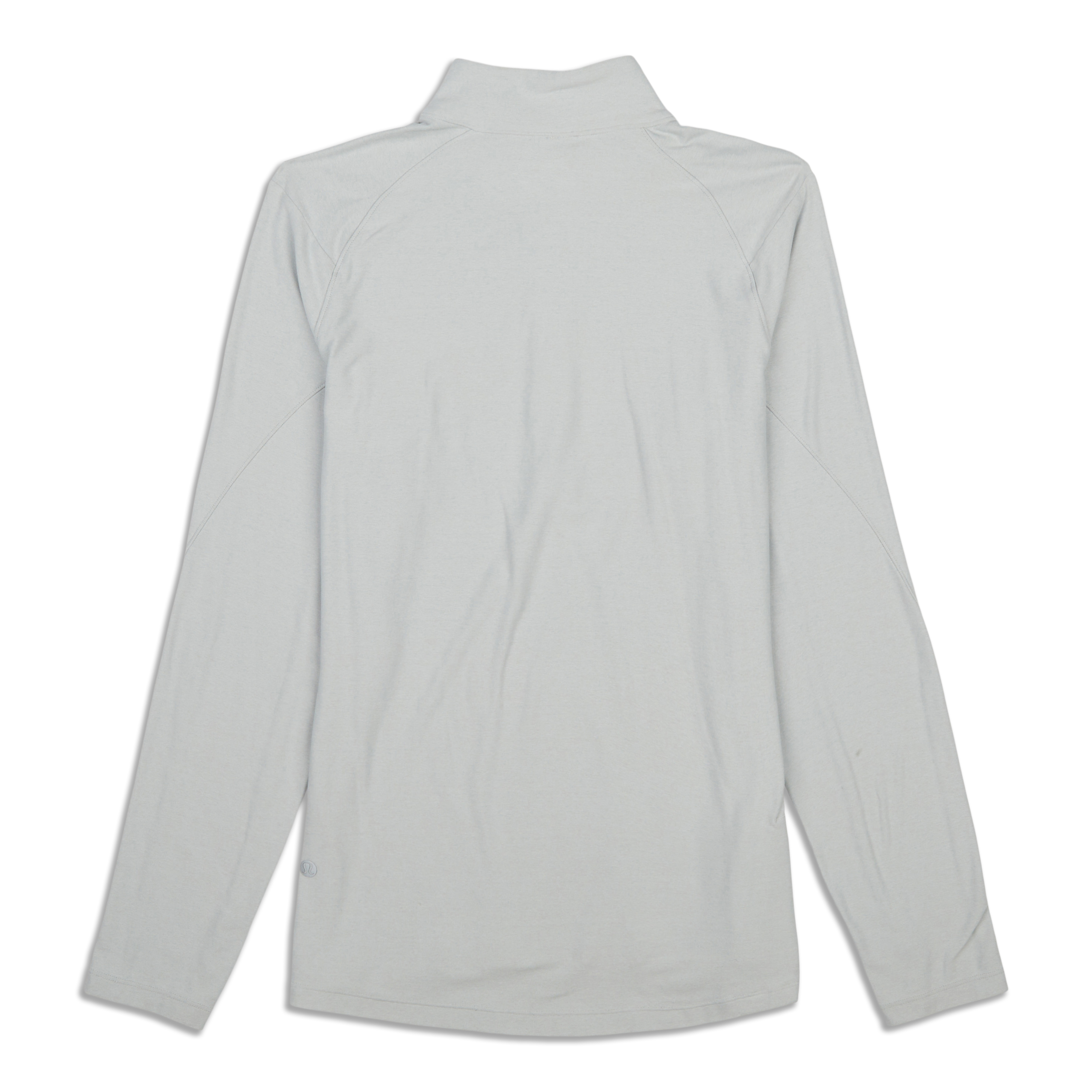 Lululemon Mens Gray Popover Quarter Zip Shirt Size M - Depop
