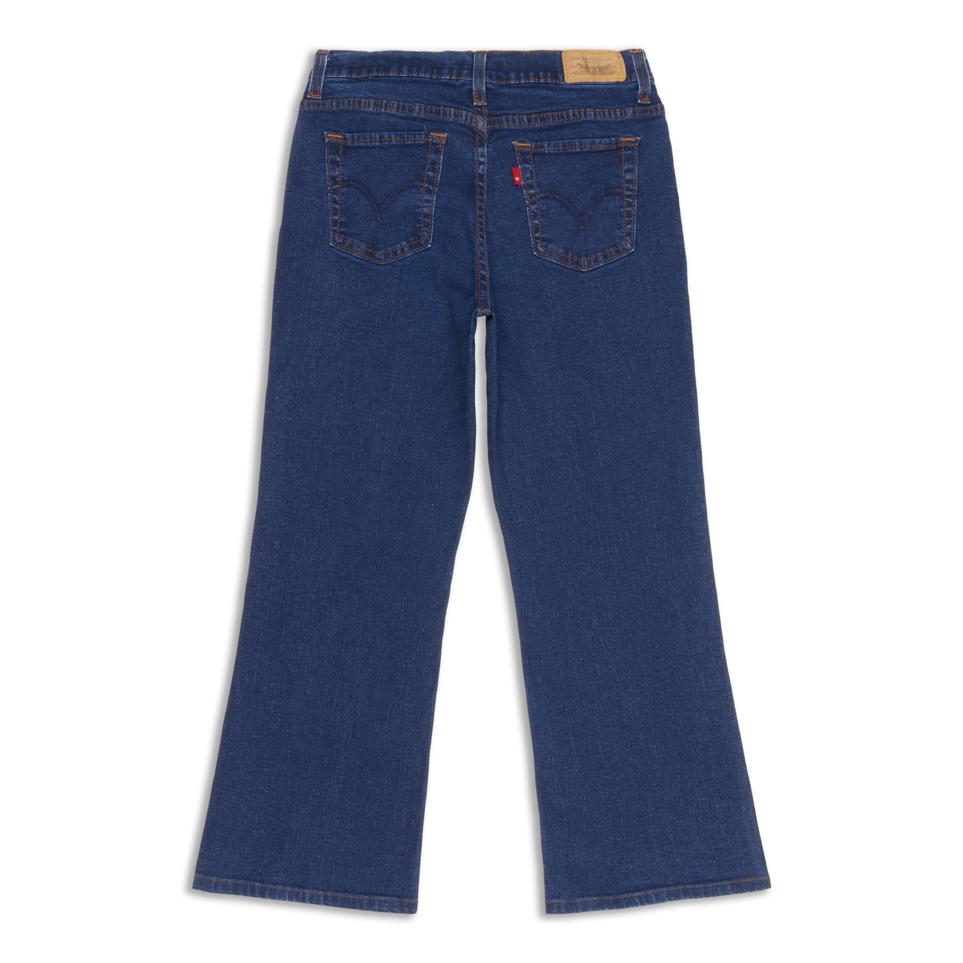LEVI'S 512 MEN'S JEANS BOOTCUT W31 L32 DARK BLUE BUTTONS
