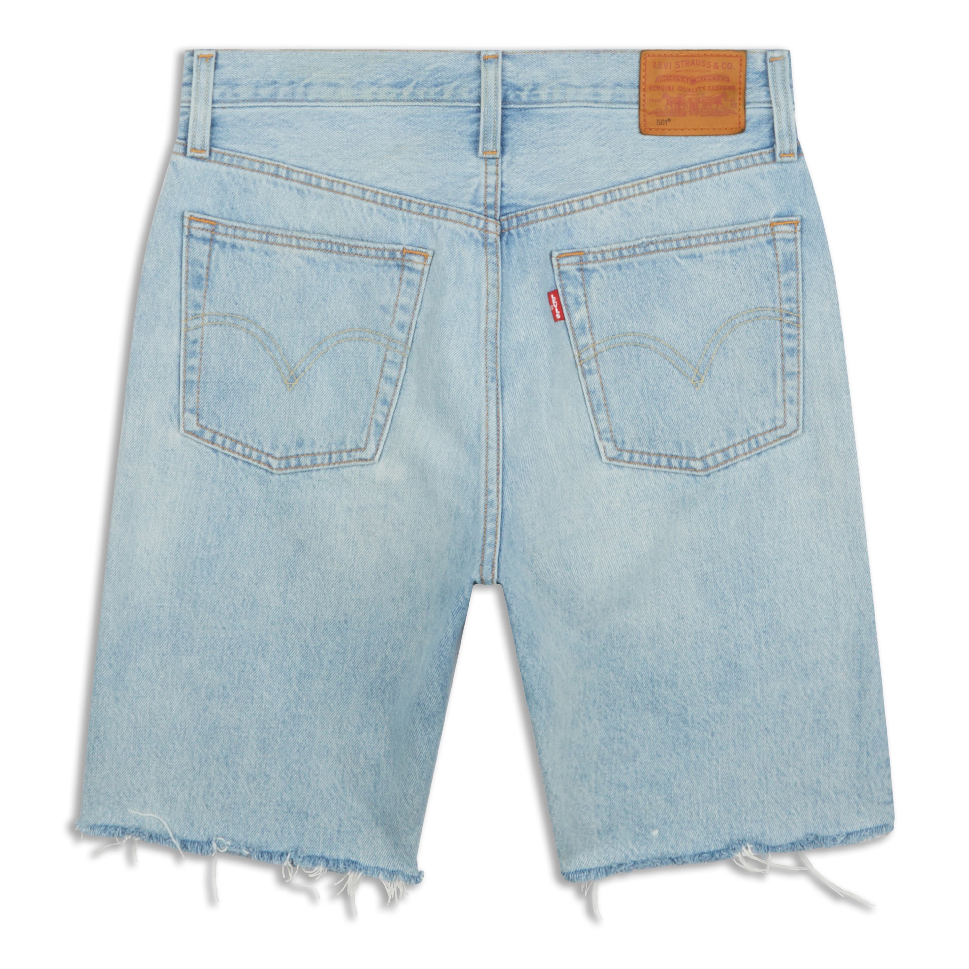 Jean Shorts Levi's Slouch Shorts 501 Ripped Slouch Shorts