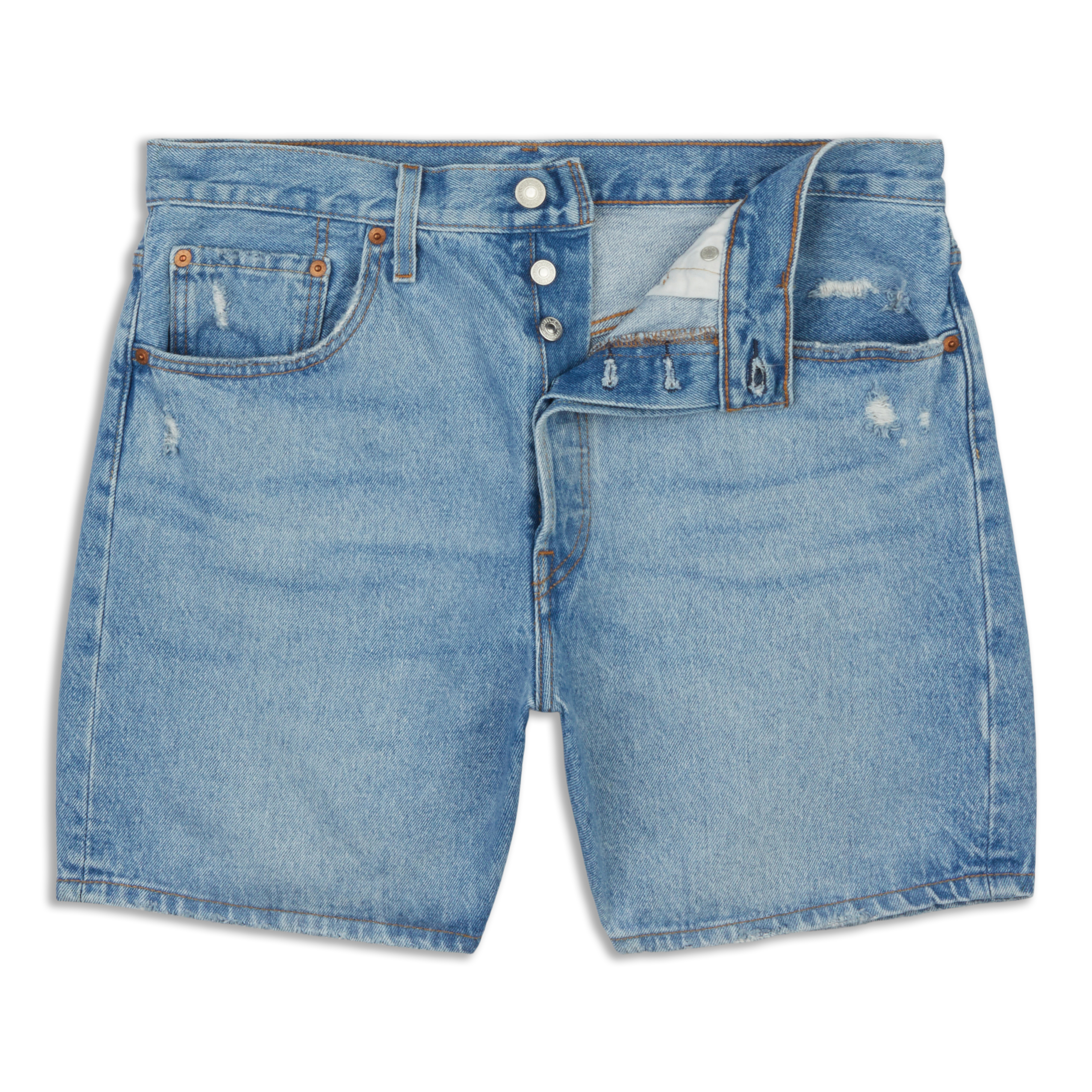 Levis 501® Mid Thigh Womens Shorts Light Wash