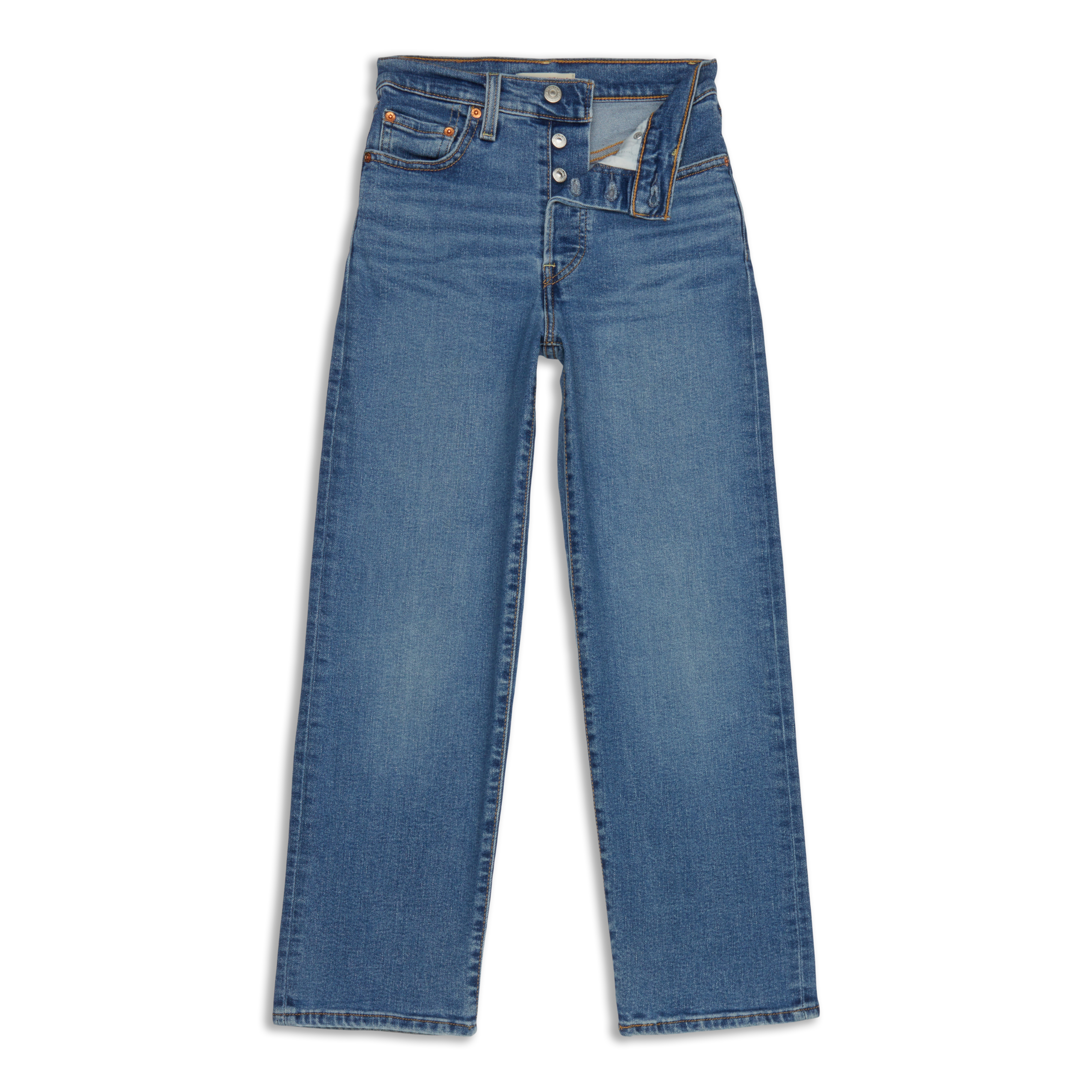 Levis Ribcage Straight Ankle Women's Jeans Blue