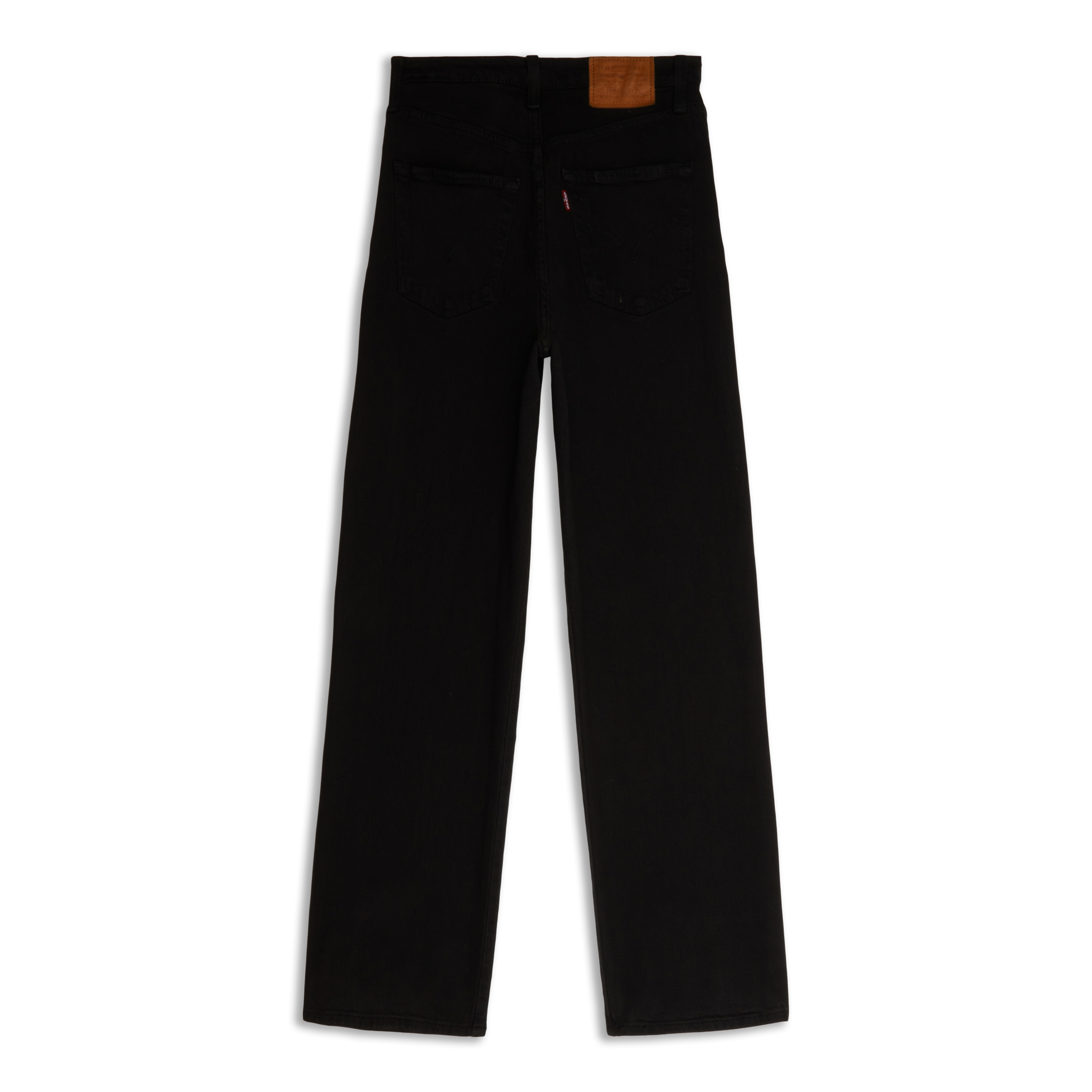パンツ RIBCAGE STRAIGHT ANKLE BLACK HEART .19 Ribcage Straight Ankle Jeans - Black | Levi's® GB