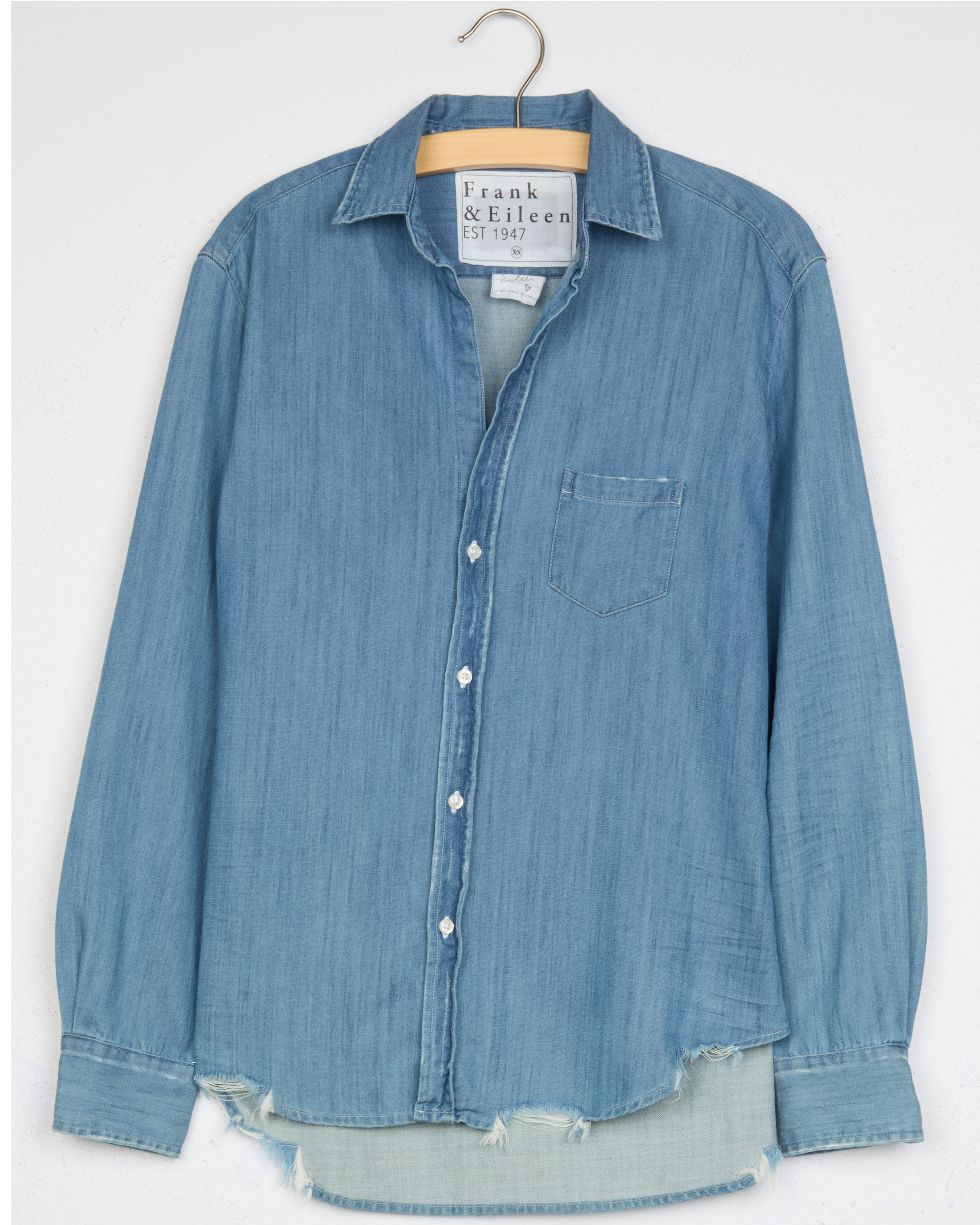 Eileen, Relaxed Button-Up Shirt, Indigo Denim – ReLoved by Frank  