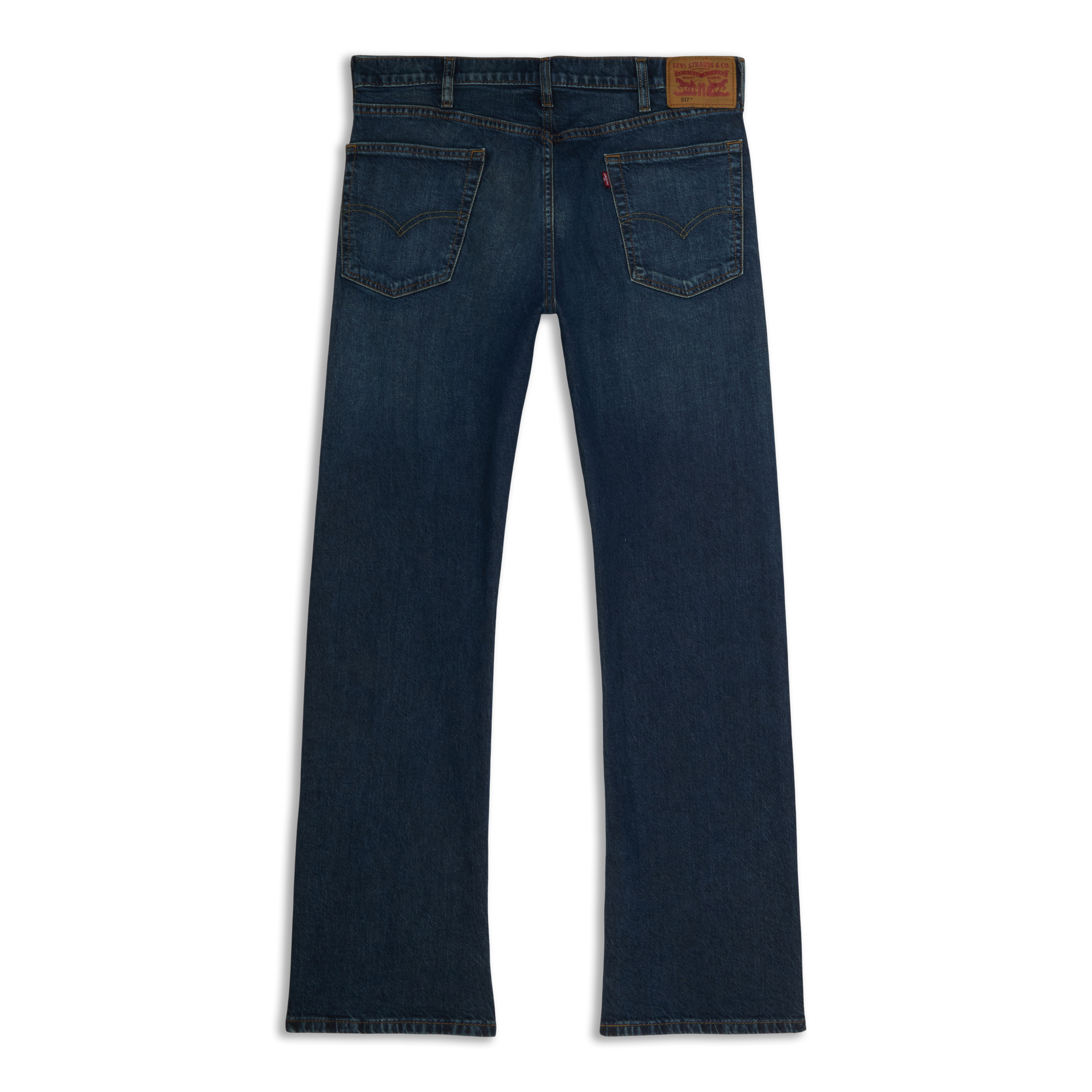 m*n様 1980s LEVI'S 517 BOOT CUT JEANS W33 Vintage 80s Levi's 517 Slim Bootcut Jeans Dark Wash Blue