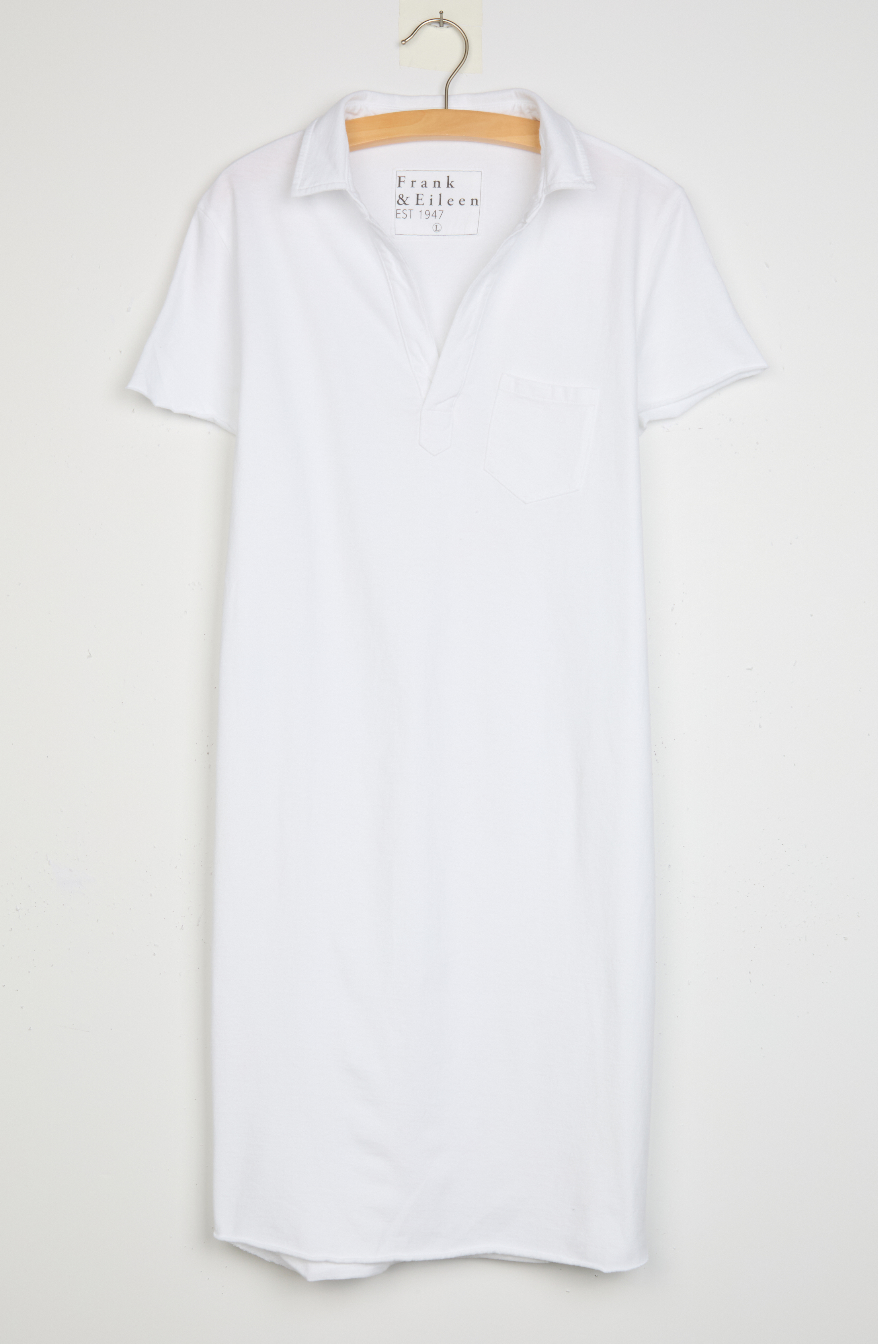★ GLOWNY★ HERITAGE POLO DRESS WHITE GY24BOP004WH frank-eileen-lauren-s-s-polo-