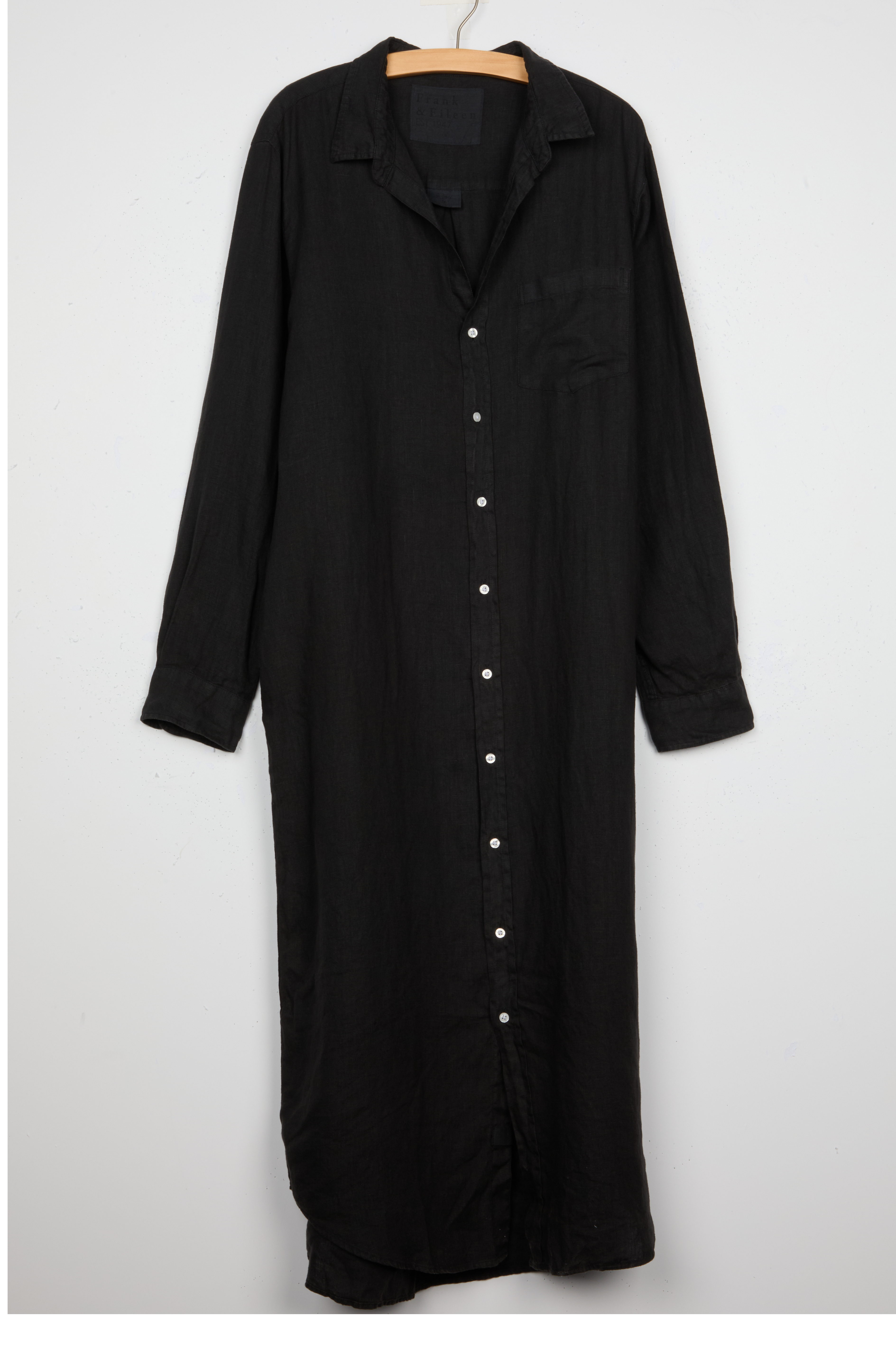Rory, Maxi Shirtdress, Black – ReLoved by Frank & Eileen