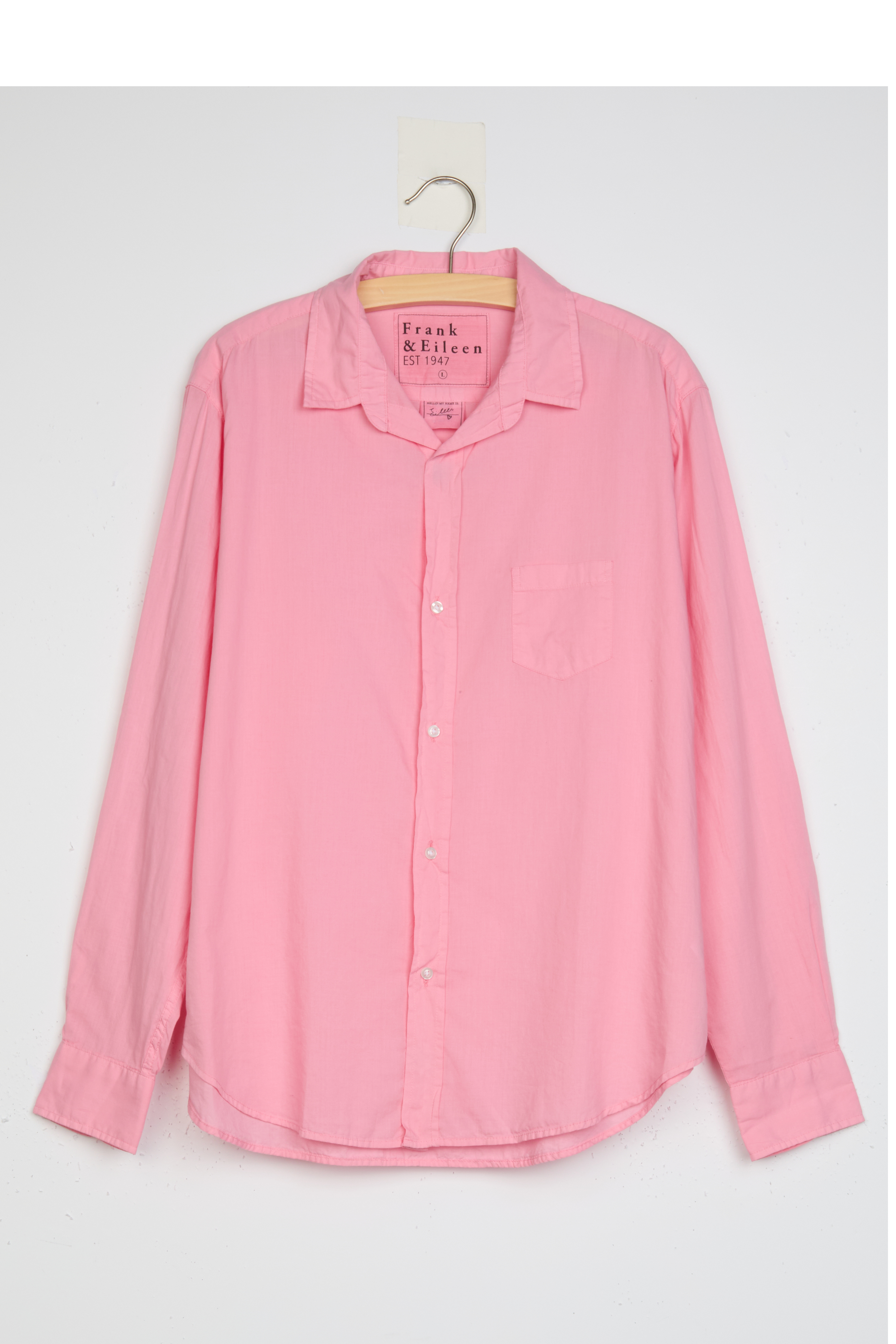 Frank&amp;Eileen Tシャツ・カットソー M ピンク 【古着】【中古】【送料無料】 Frank&Eileen - Frank&Eileen Tシャツ・カットソー M ピンク 【古着