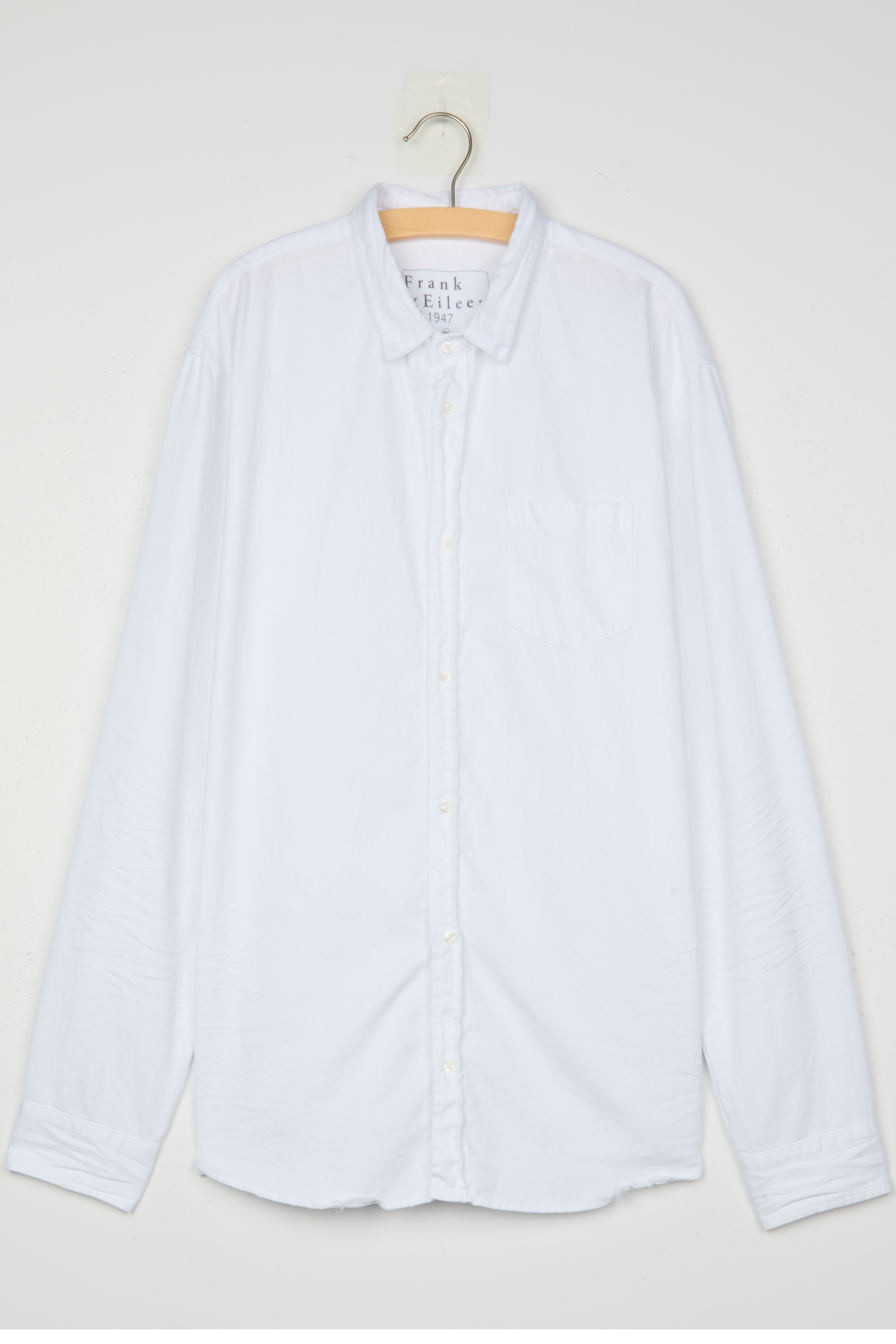 Luke, Men's Button-Up Shirt, White Denim – ReLoved by Frank & Eileen