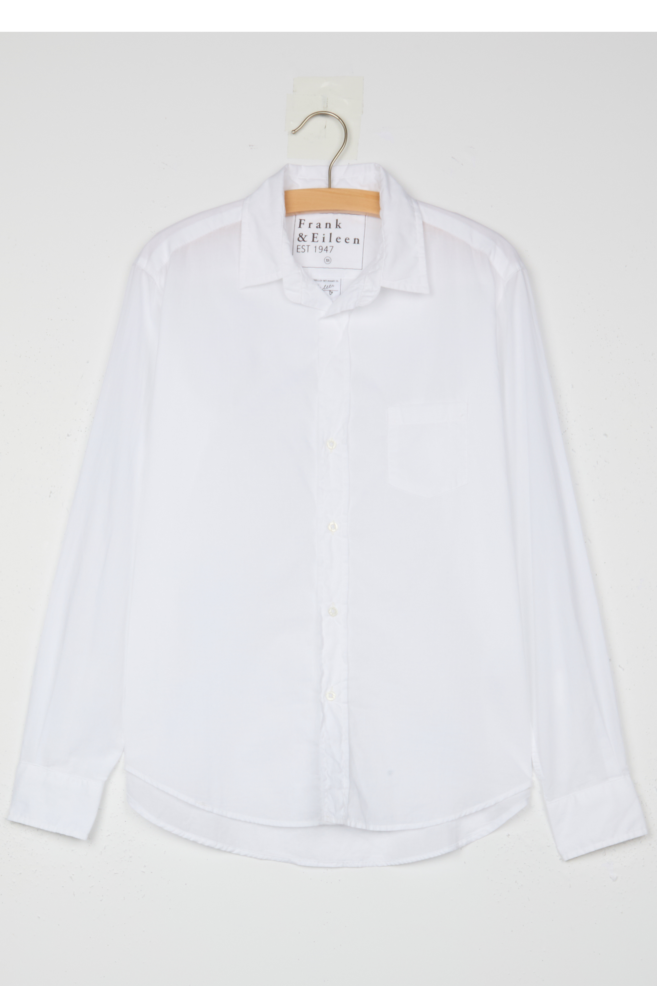 Eileen, Relaxed Button-Up Shirt, White – ReLoved by Frank & Eileen