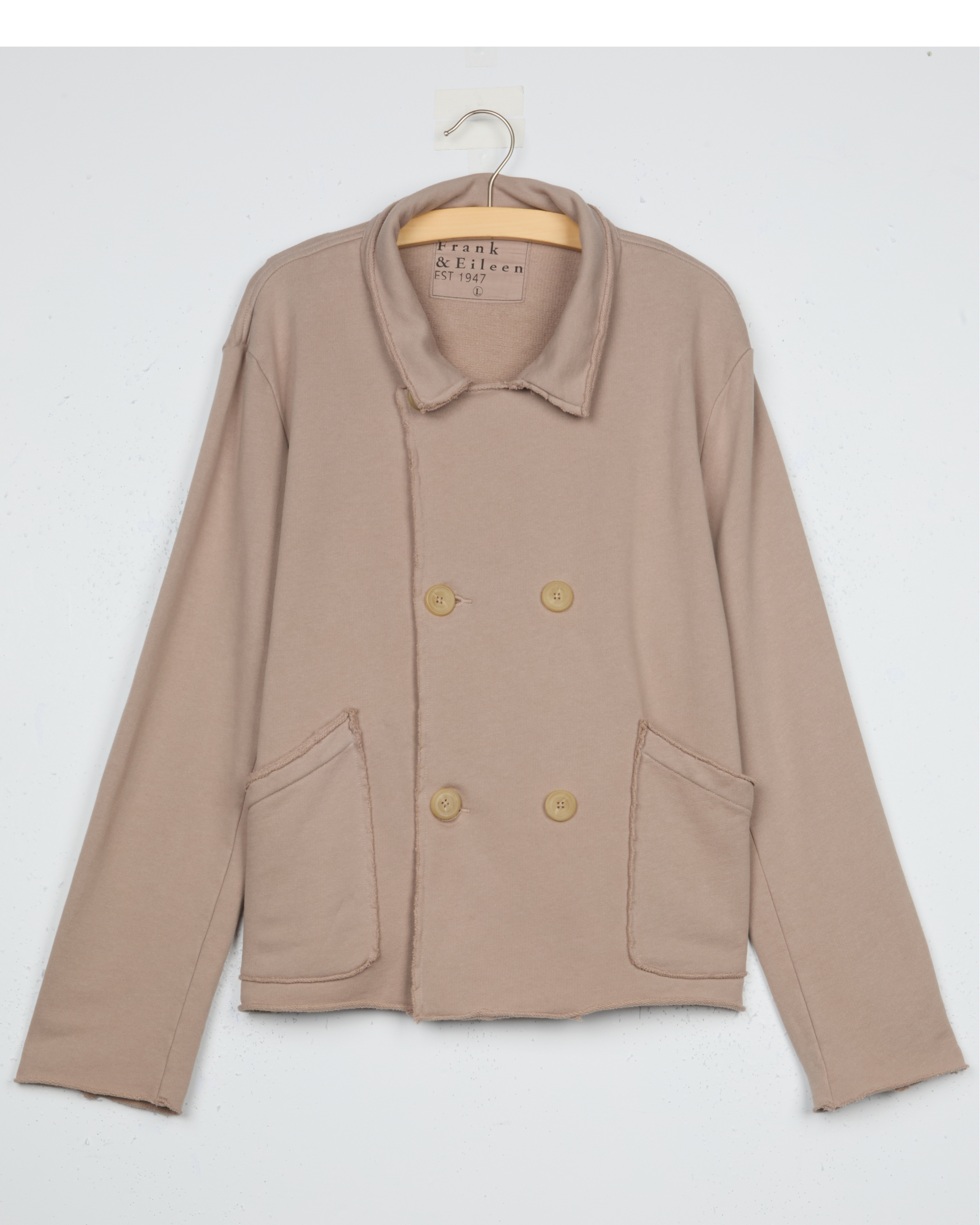 極美品Frank&Eileen Belfast スウェットシャツ ピーコート Mini Belfast, Cropped Sweatshirt Peacoat, Tan – ReLoved by