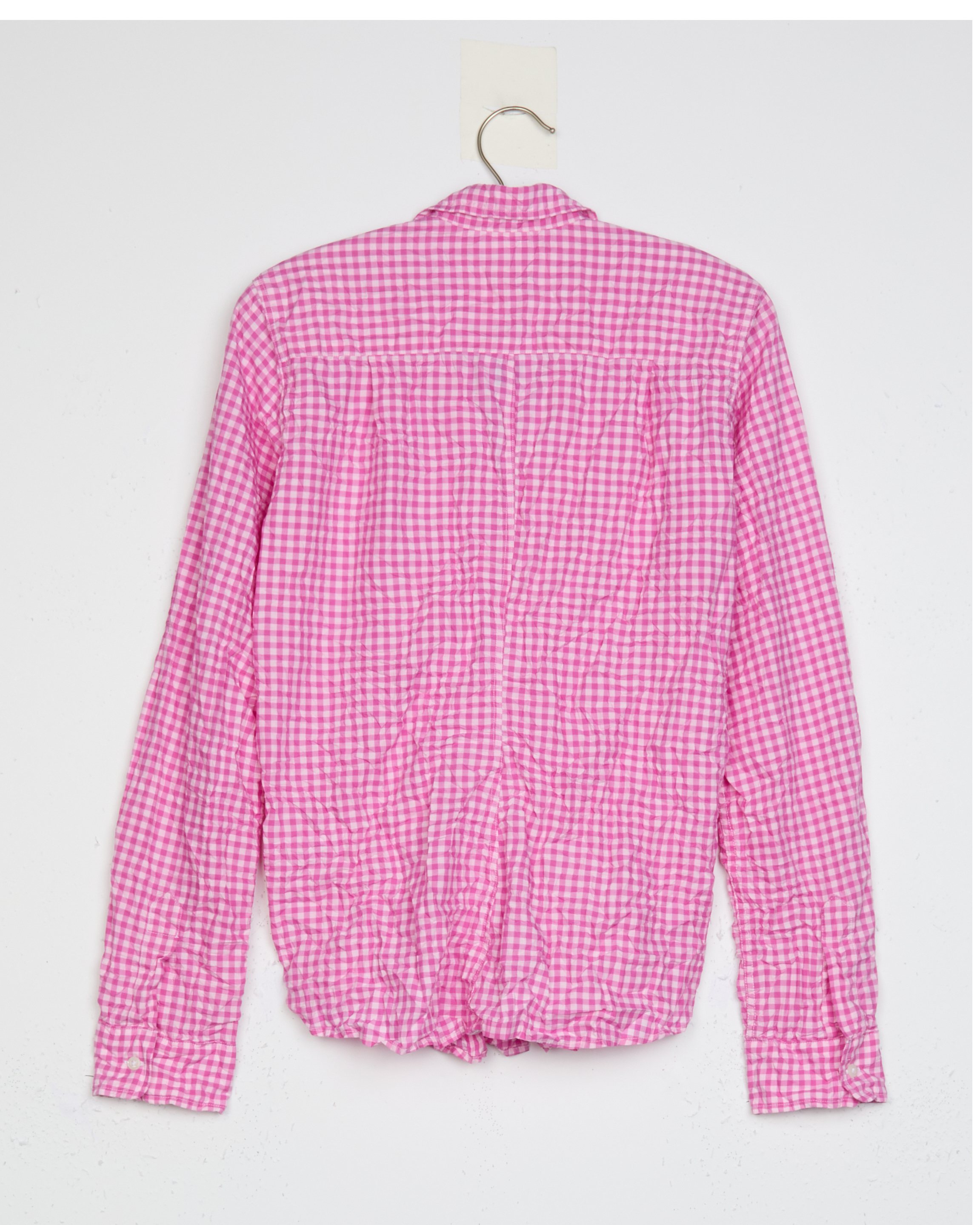 Barry, Tailored Button-Up Shirt, Pink Check – ReLoved by