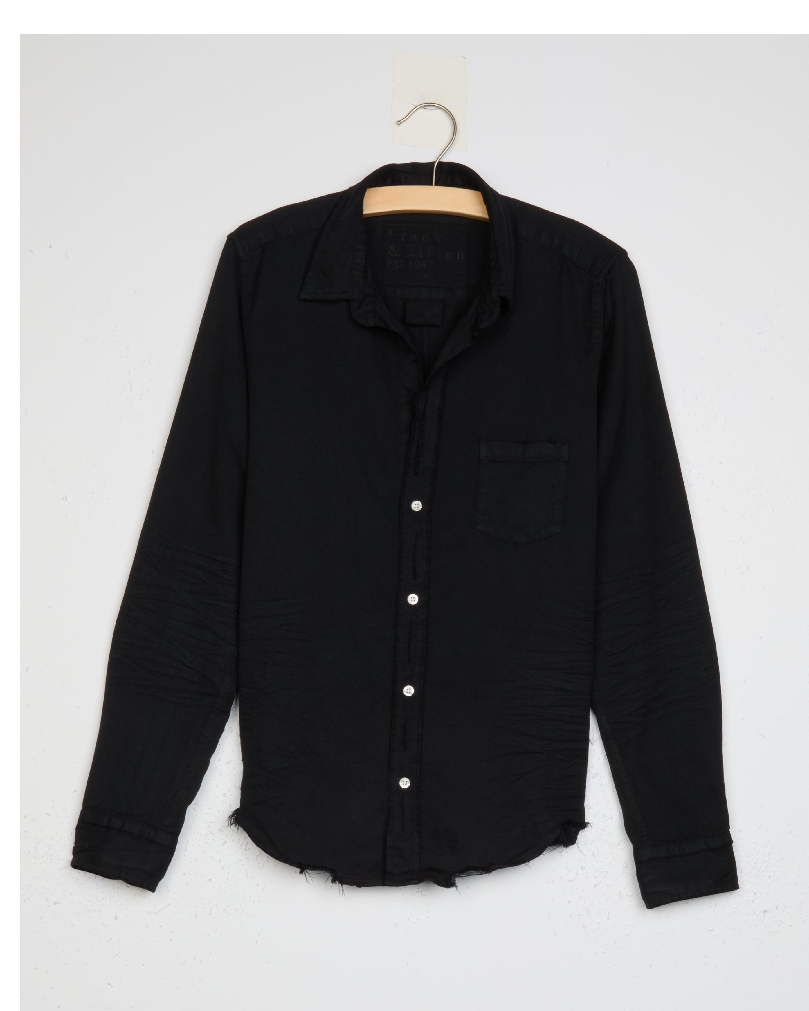 Barry, Tailored Button-Up Shirt, Black – ReLoved by Frank & Eileen