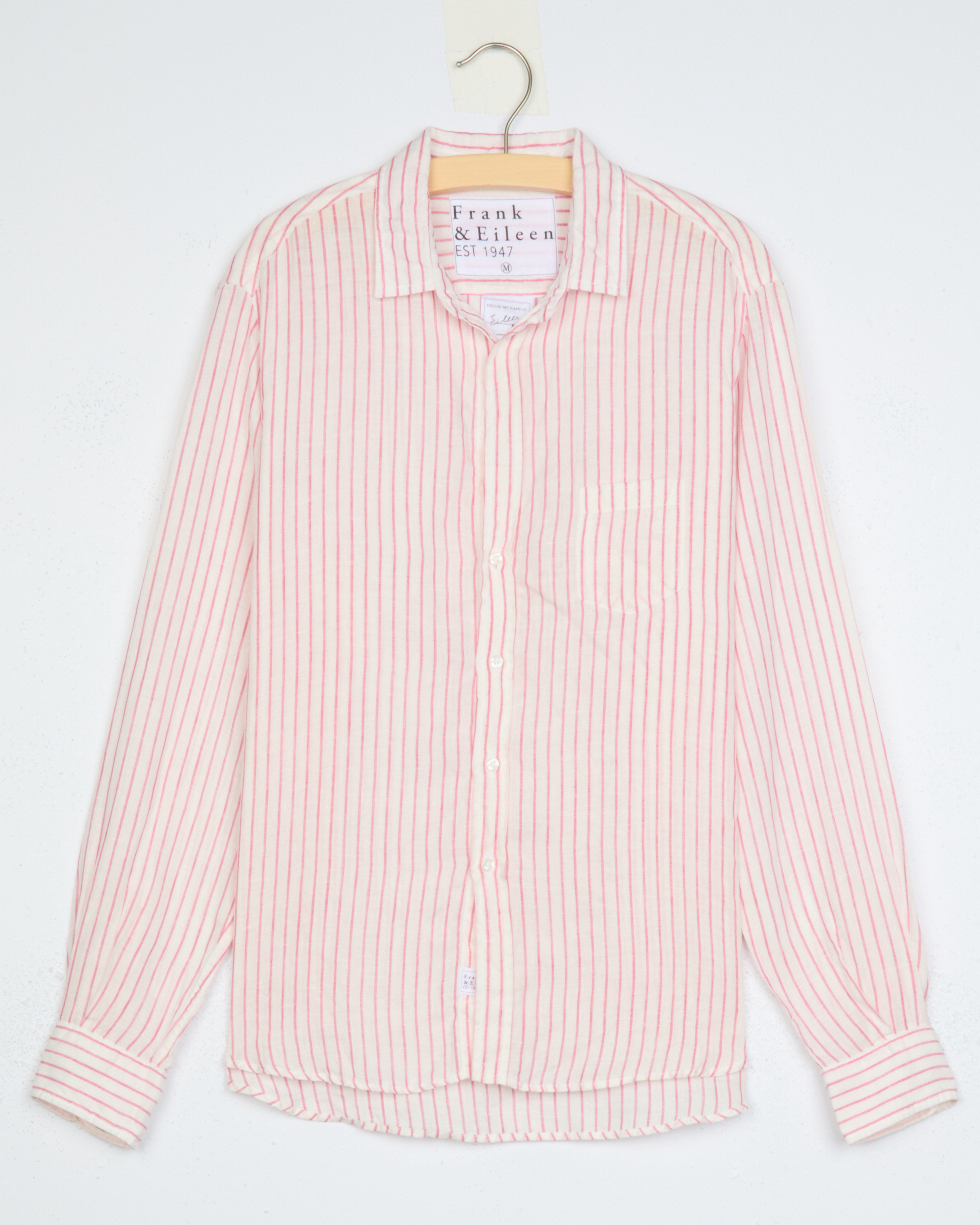 EILEEN Pink Stripe, Classic Linen – ReLoved by Frank & Eileen