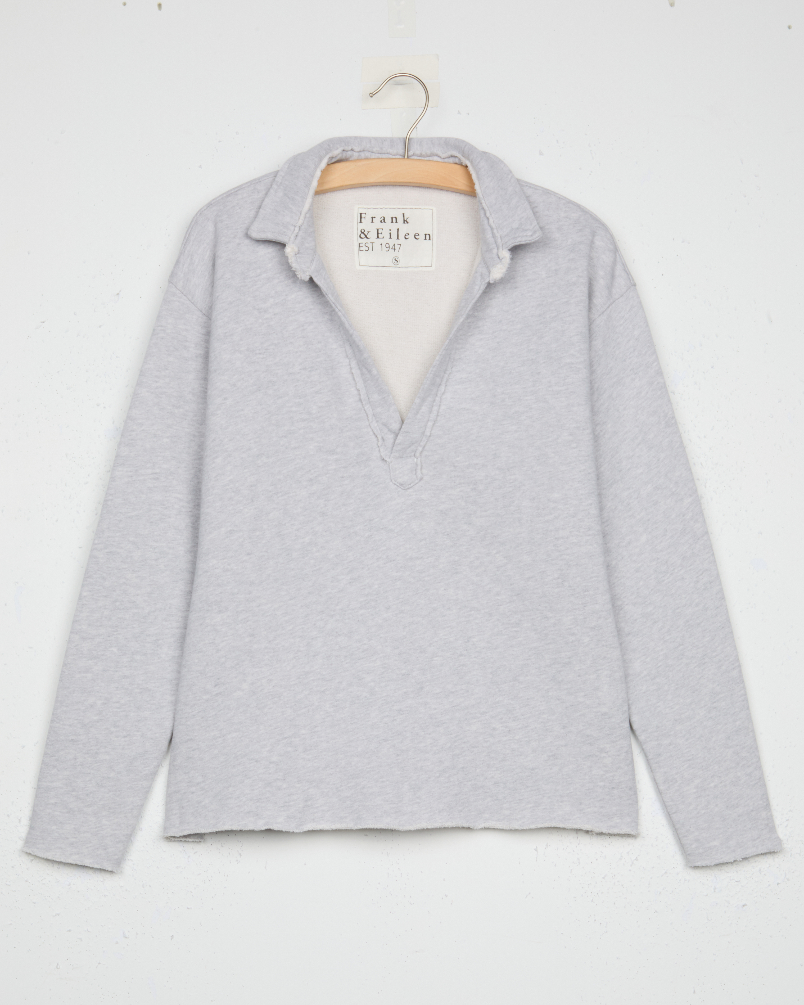 Patrick, Popover Henley, Gray Melange – ReLoved by Frank