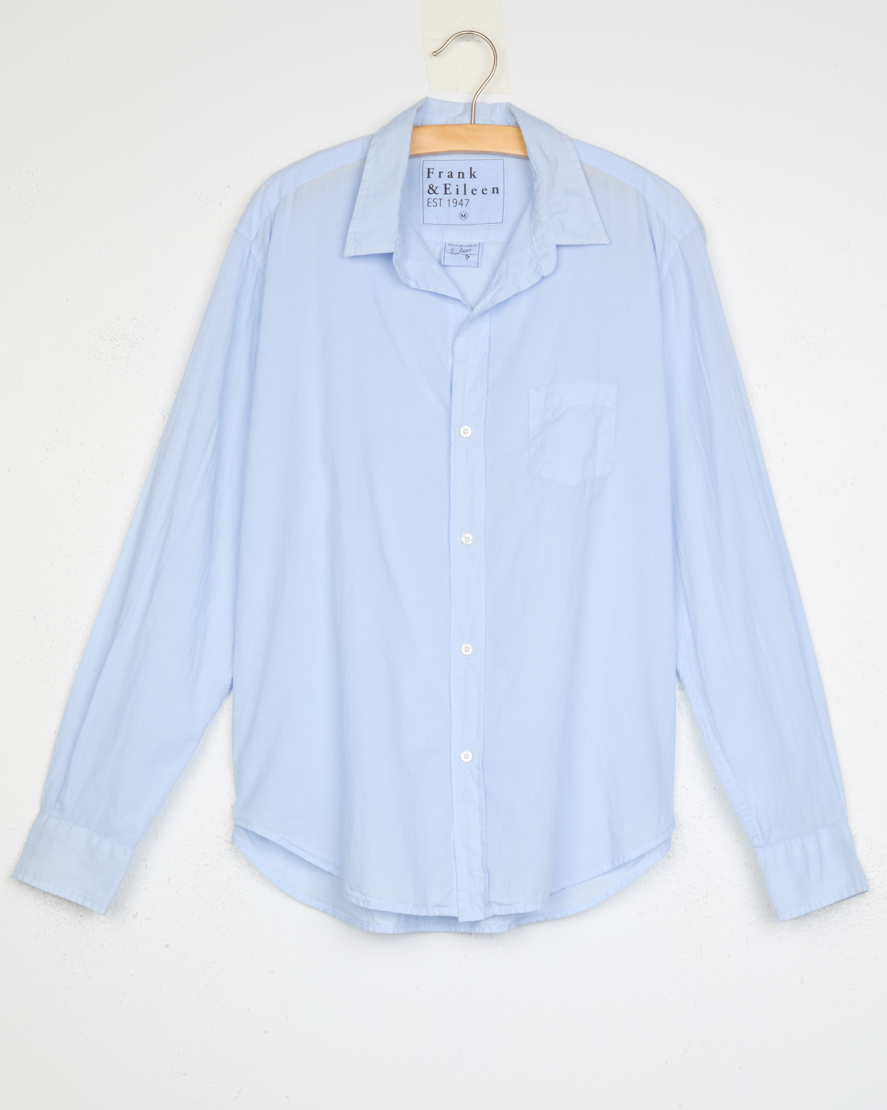 【新品】★大特価★Frank＆Eileen BARRY Barry, Tailored Button-Up Shirt, French Blue – ReLoved by Frank