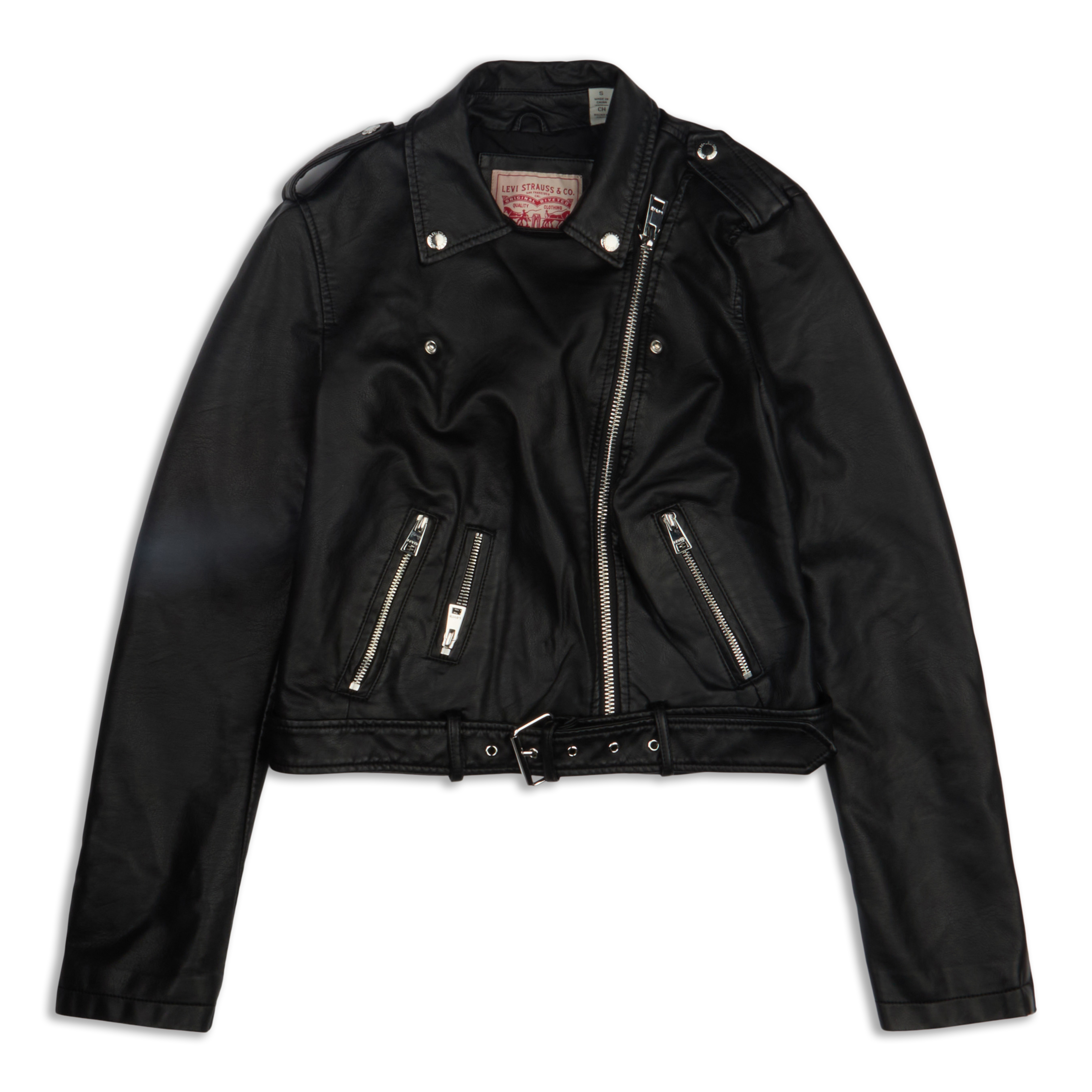 Levis 1930's Leather Jacket Khaki
