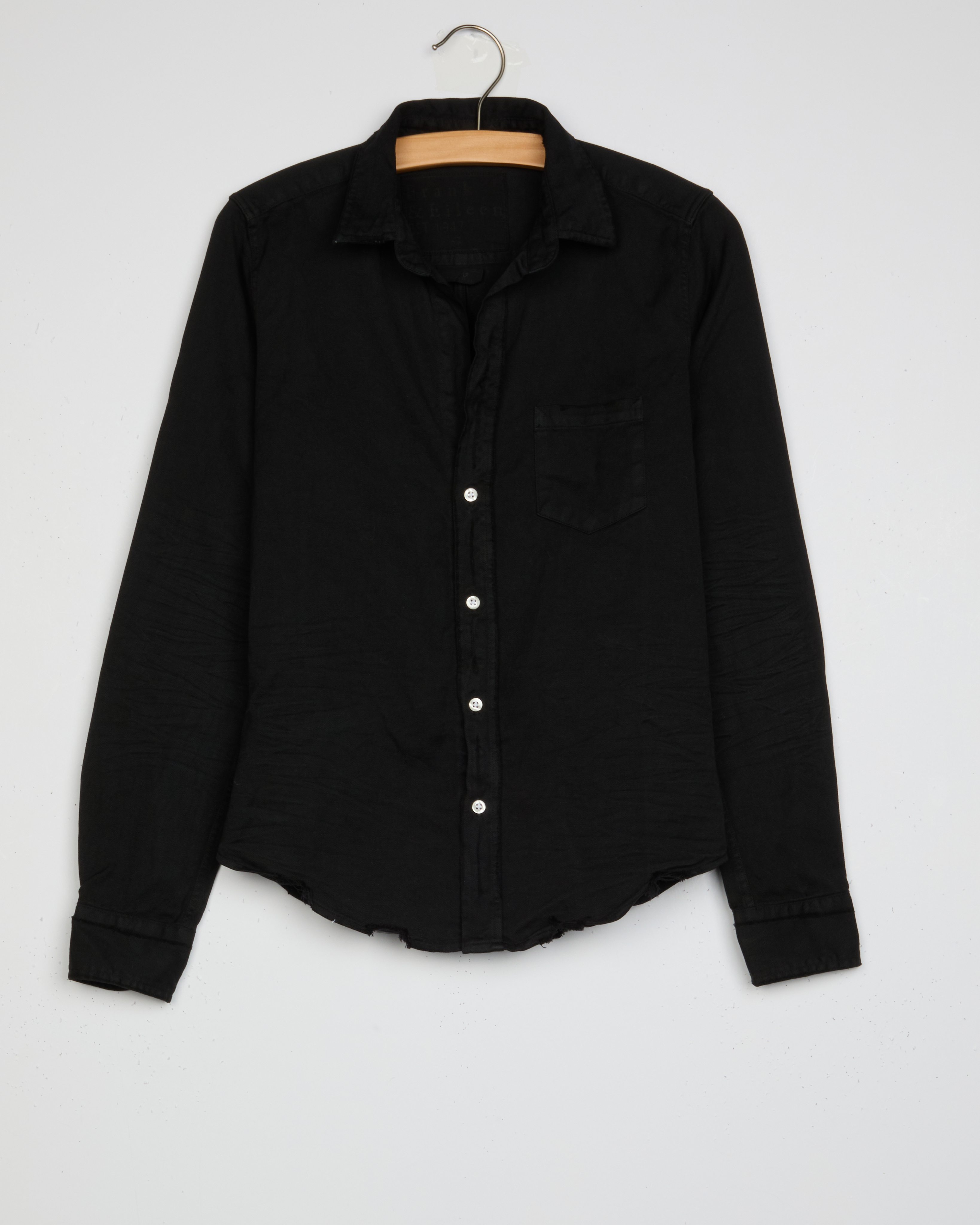 Barry, Tailored Button-Up Shirt, Black – ReLoved by Frank & Eileen