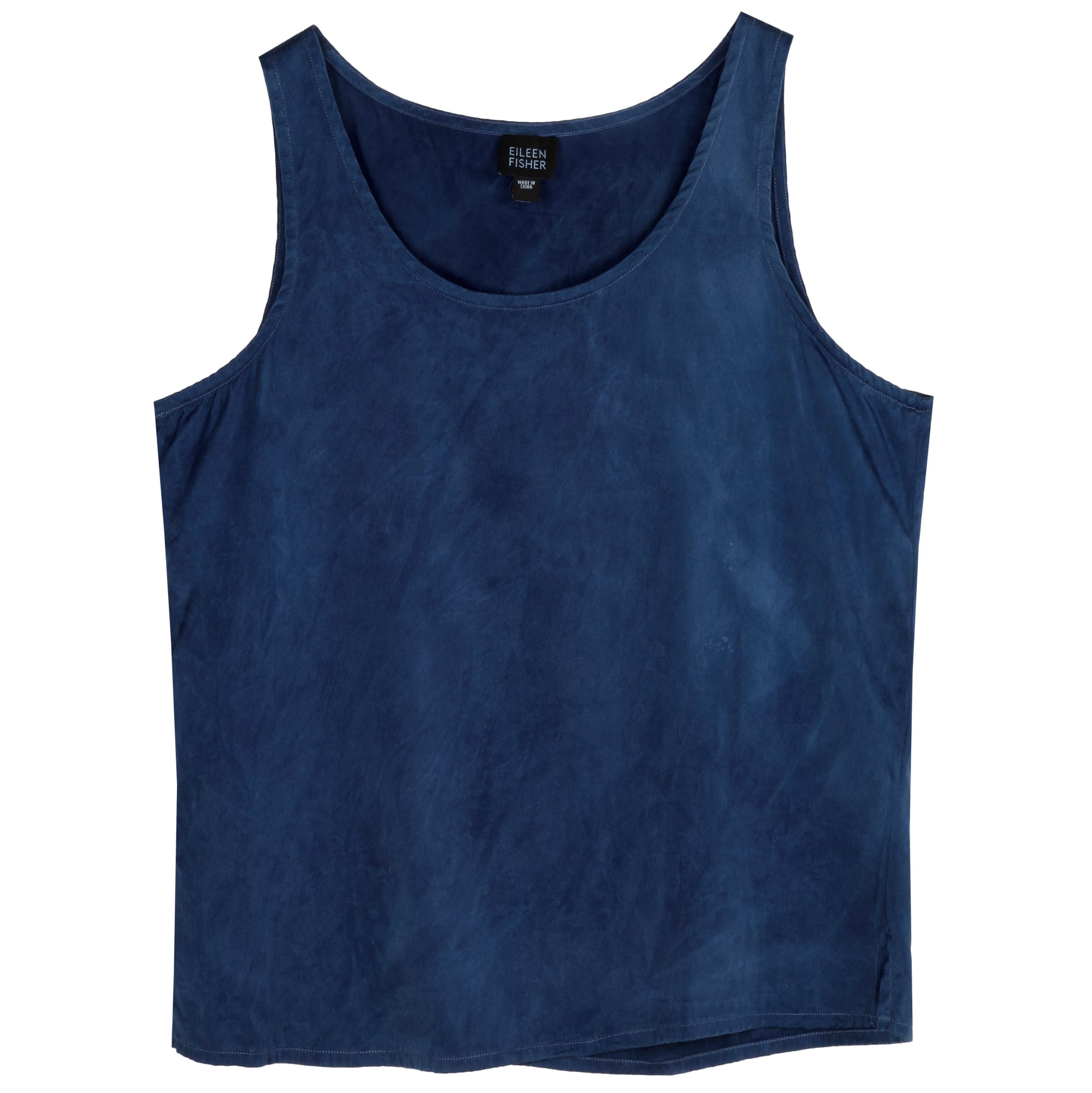 Used Heavyweight Sandwashed Silk Charmeuse Tank Overdyed | EILEEN ...