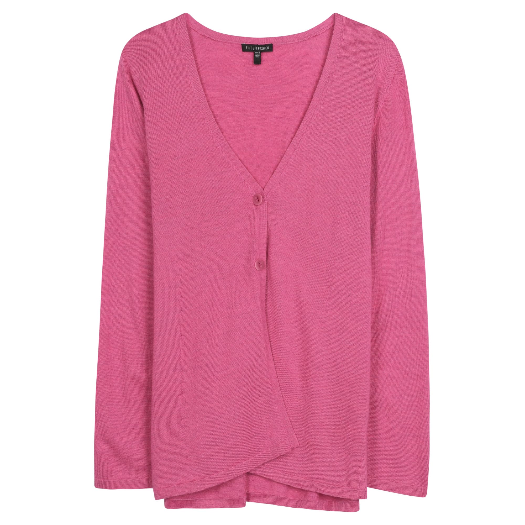 Used Merino Jersey Cardigan Pink | EILEEN FISHER RENEW