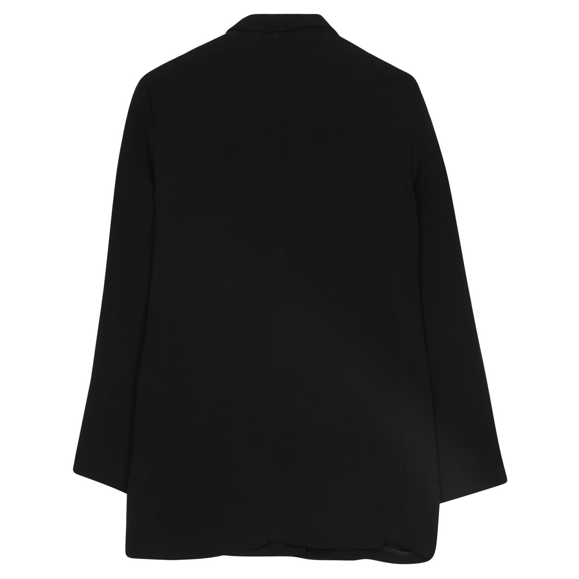 Used Silk Sponge Coat Black | EILEEN FISHER RENEW