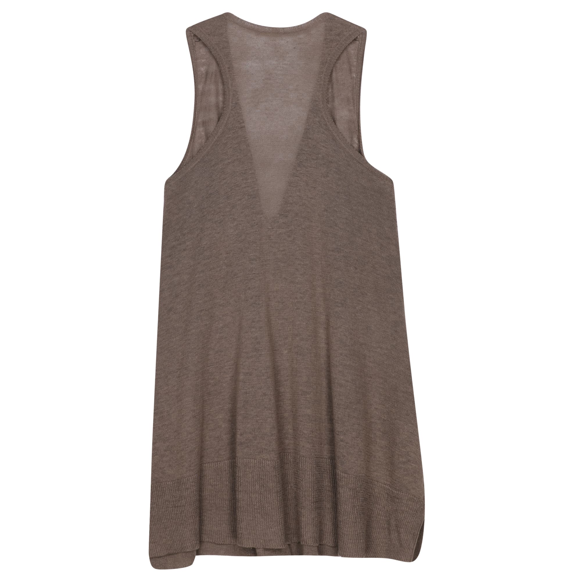 Used Silk Linen Vest Grey | EILEEN FISHER RENEW