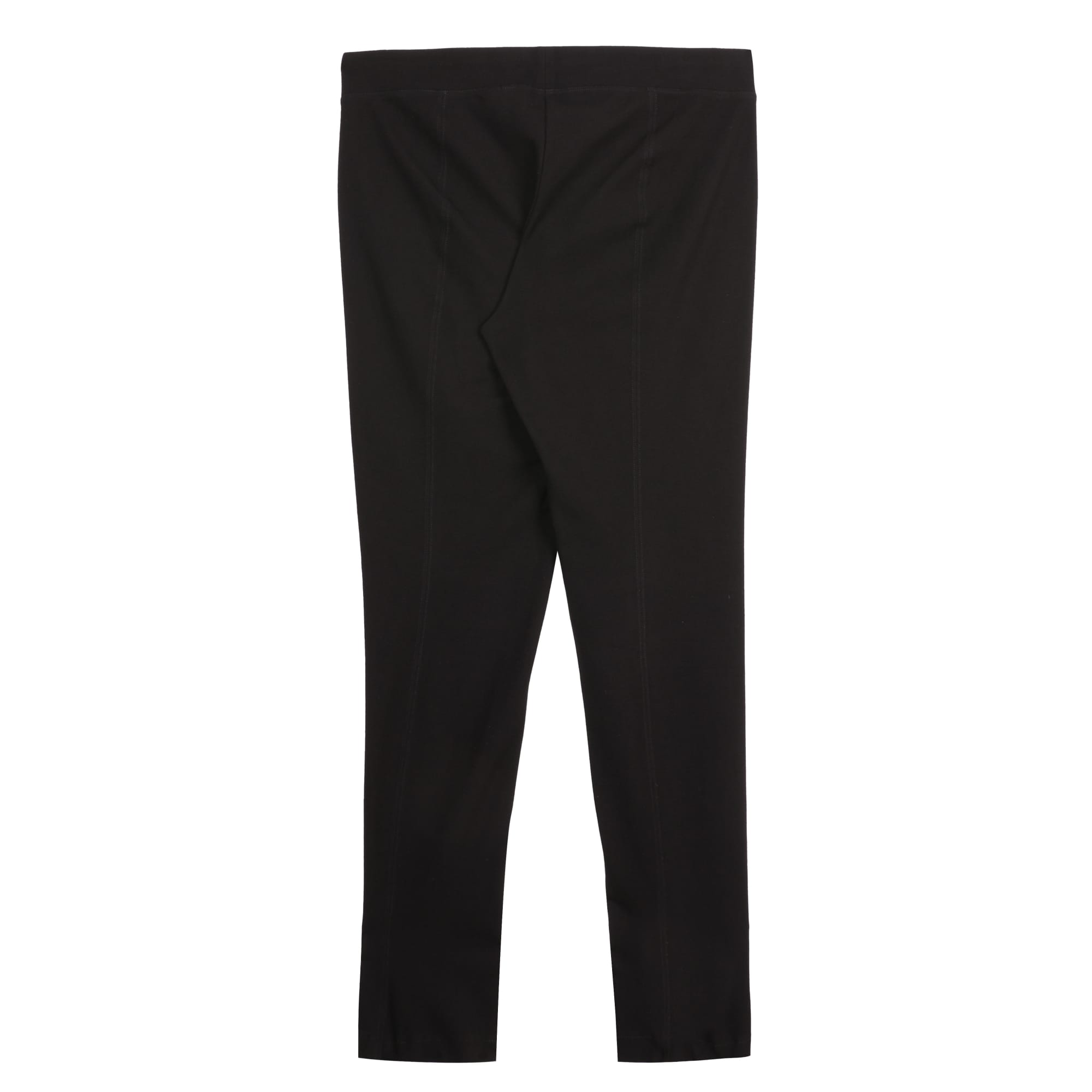 Used Stretch Viscose Twill Knit Pant Black | EILEEN FISHER RENEW