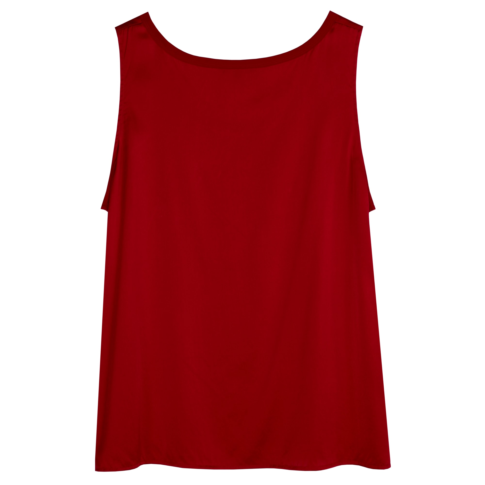 Buy Eileen Fisher Washable Wool Crepe Crewneck Tank Top - Red
