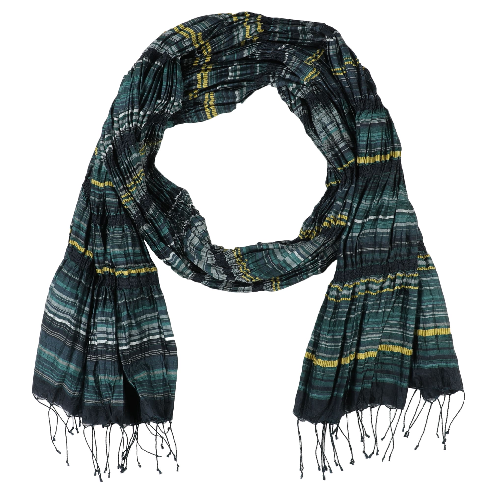 Eileen Fisher Crinkle Silk Shibori Scarf