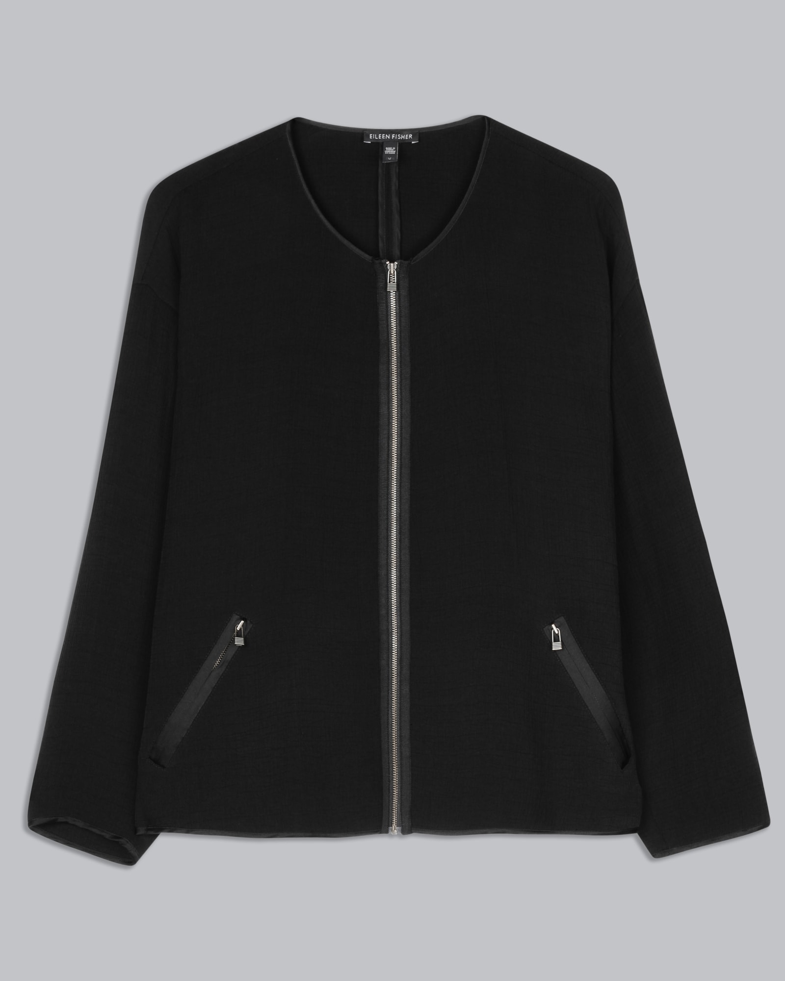 Eileen fisher top bomber jacket