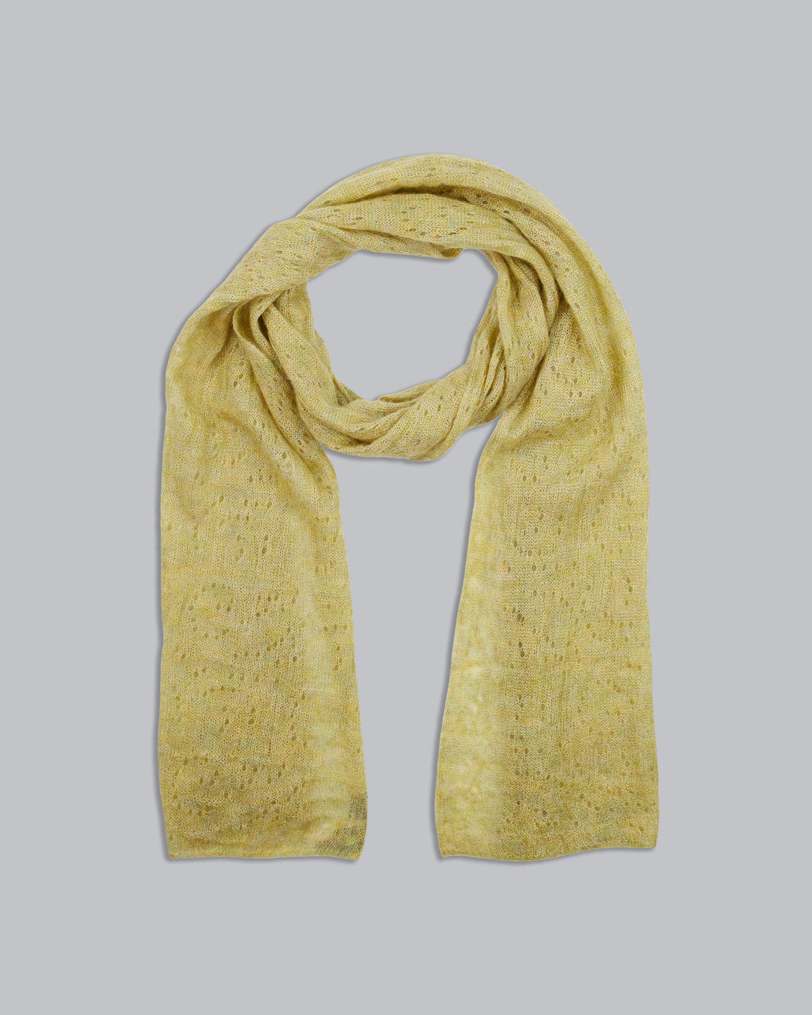 Used Mohair Melange Scarf Green | EILEEN FISHER RENEW