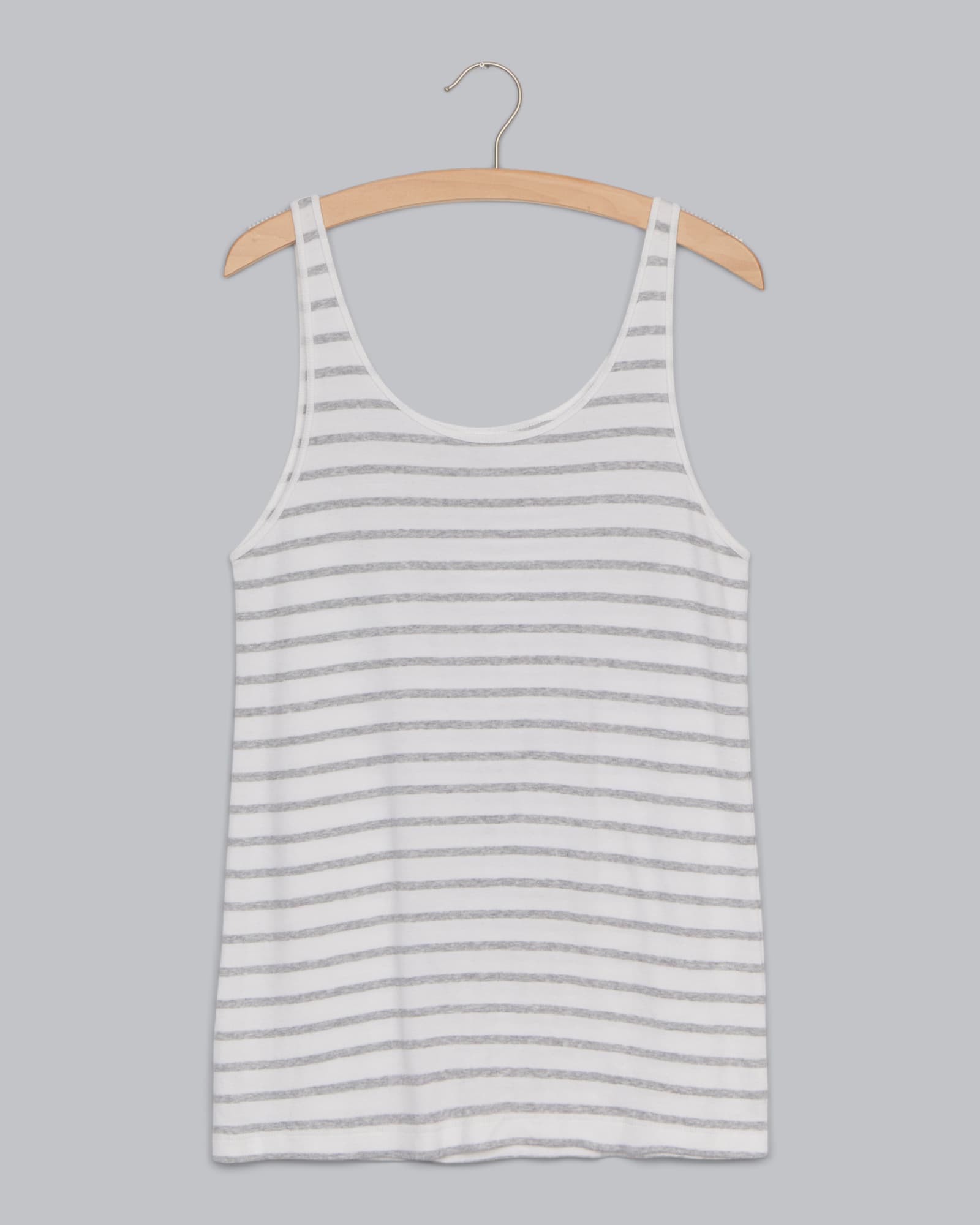 Eileen Fisher Scoop-neck Linen Jersey Tank in White