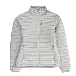 Down jacket light grey