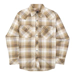 Patagonia Worn Wear Men's Long-Sleeved Western Snap Shirt Hardwood