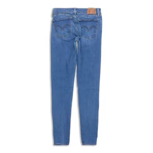 Levis Womens 710 Super Skinny Sateen Jeans, Choose Sz/Color: 30/Nebulas  Blue Sateen