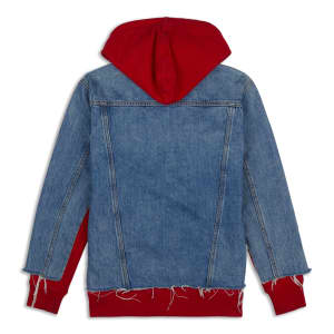 TYPESERVICE ♥ Jacquard Hoodie Jacket /追跡付 Levis Ex-Boyfriend Hybrid Hooded Trucker Jacket Piggy Back Red