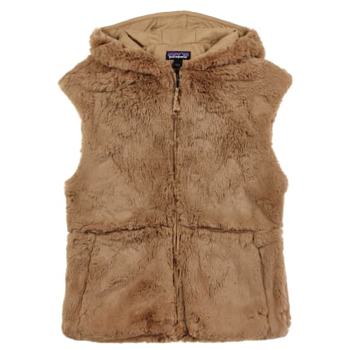 Patagonia Worn Wear Women's Hi-Loft Down Hooded Vest Spanish Red