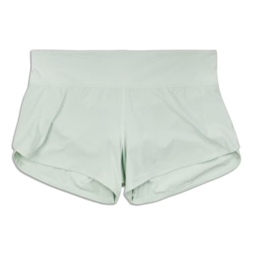 Lululemon 2022 Speed Up Mid Rise Women's Green Running Abstract Size 6  Shorts - Article Consignment