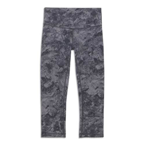 Lululemon athletica Wunder Under Tie Dye Marble Crop Leggings