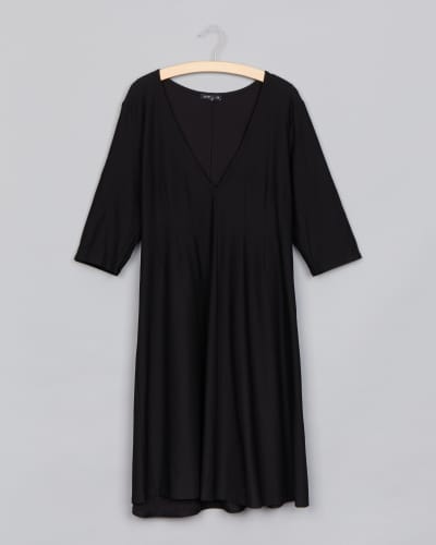 Lightweight Washable Stretch Crepe Dress