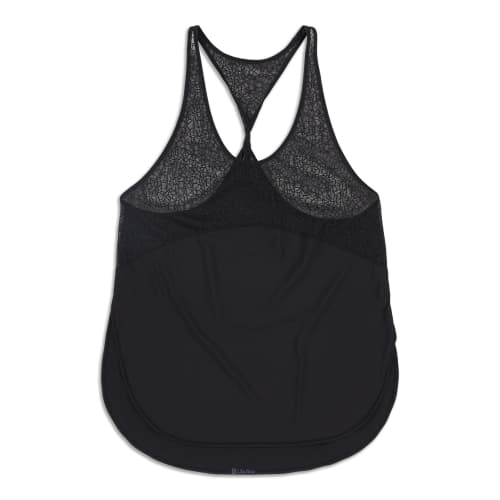 Lululemon black cross back nulu yoga tank, size 8 – Belle Boutique