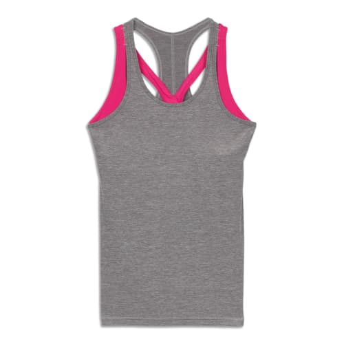 lululemon Cool Racerback Tank Heathered Jewelled Magenta