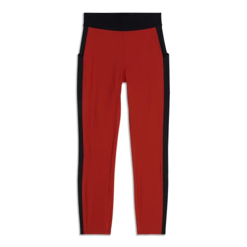 Lululemon Stretch High-rise Pants 7/8 Length - Red