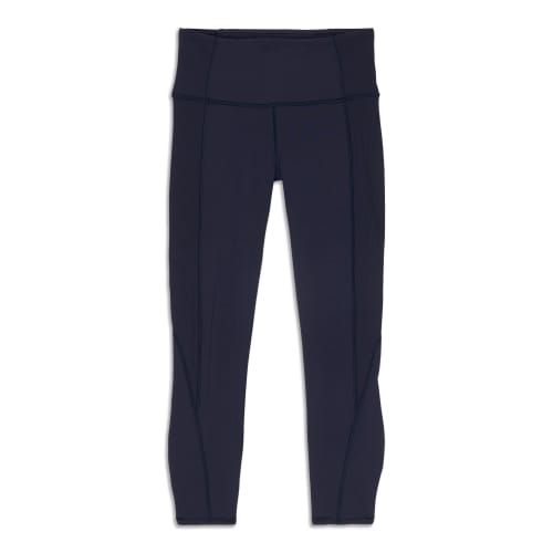 Lululemon Calf Length Crop Capri Pants Blue Size 8 Pre Owned Good condition