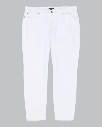 Garment Dyed Organic Cotton Stretch Denim Pant